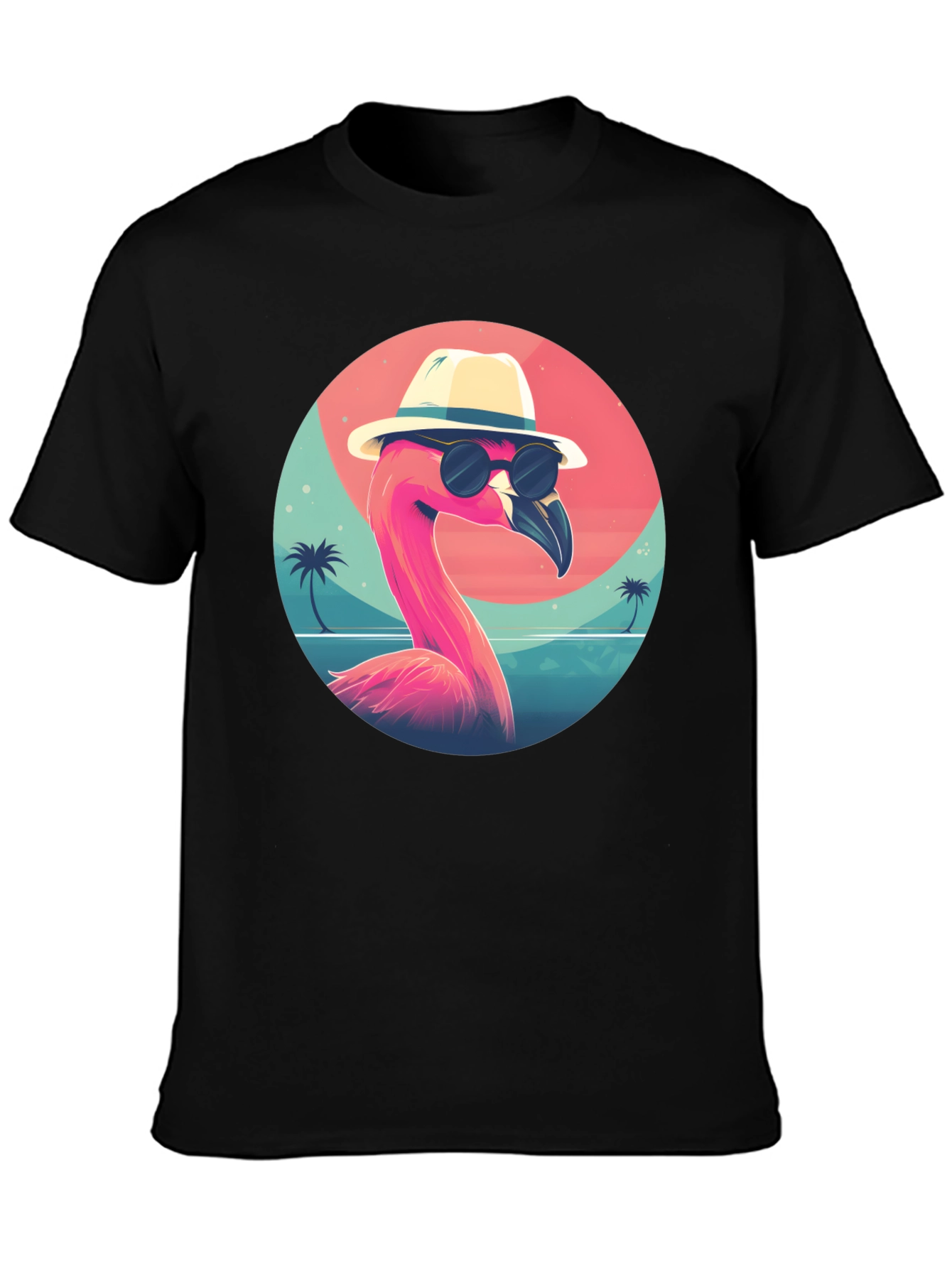 Cool Flamingo T-Shirt - Tropical Vacation Ready