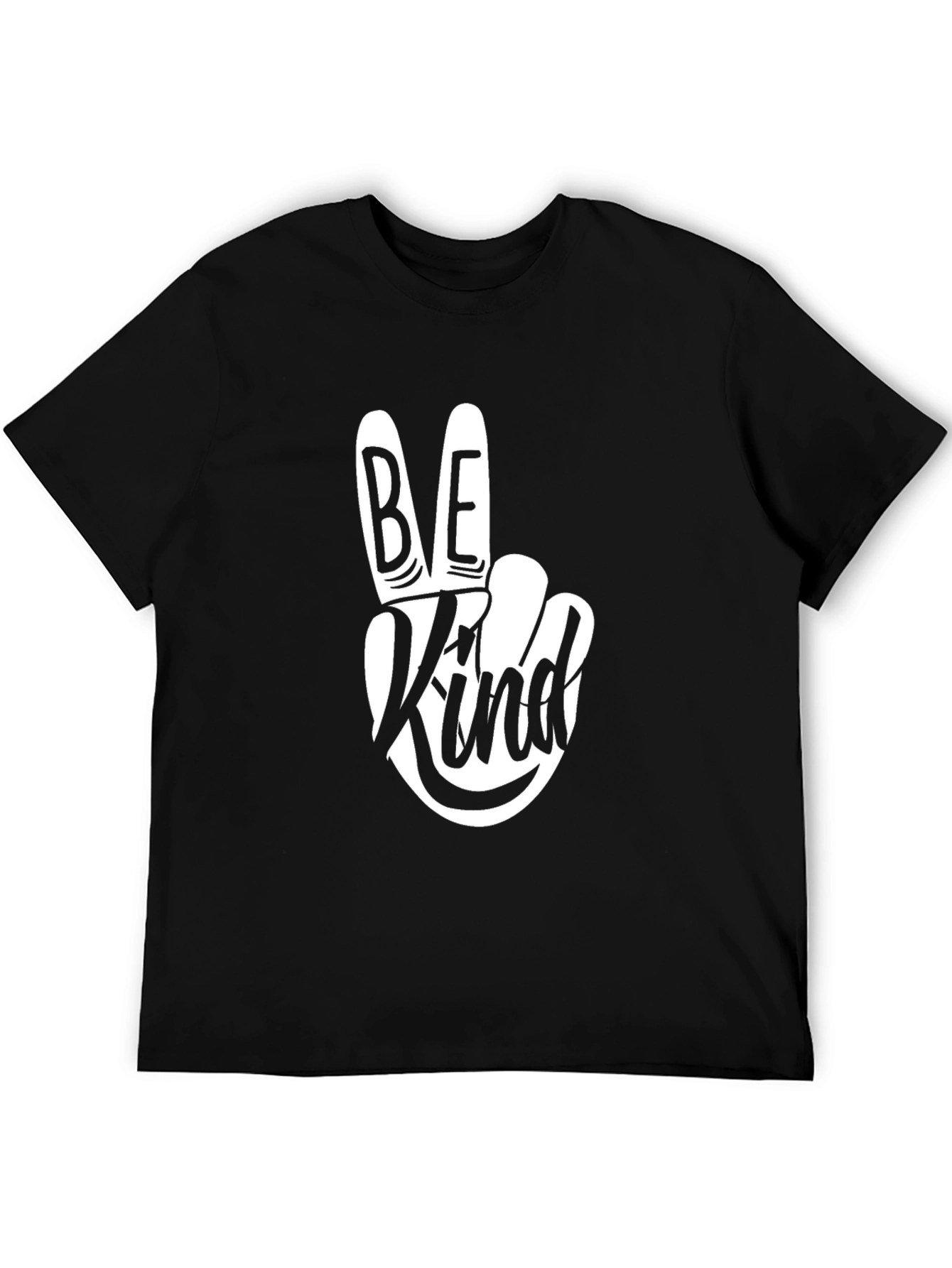 Be Kind Graphic Tee - Stylish Peace Sign Shirt