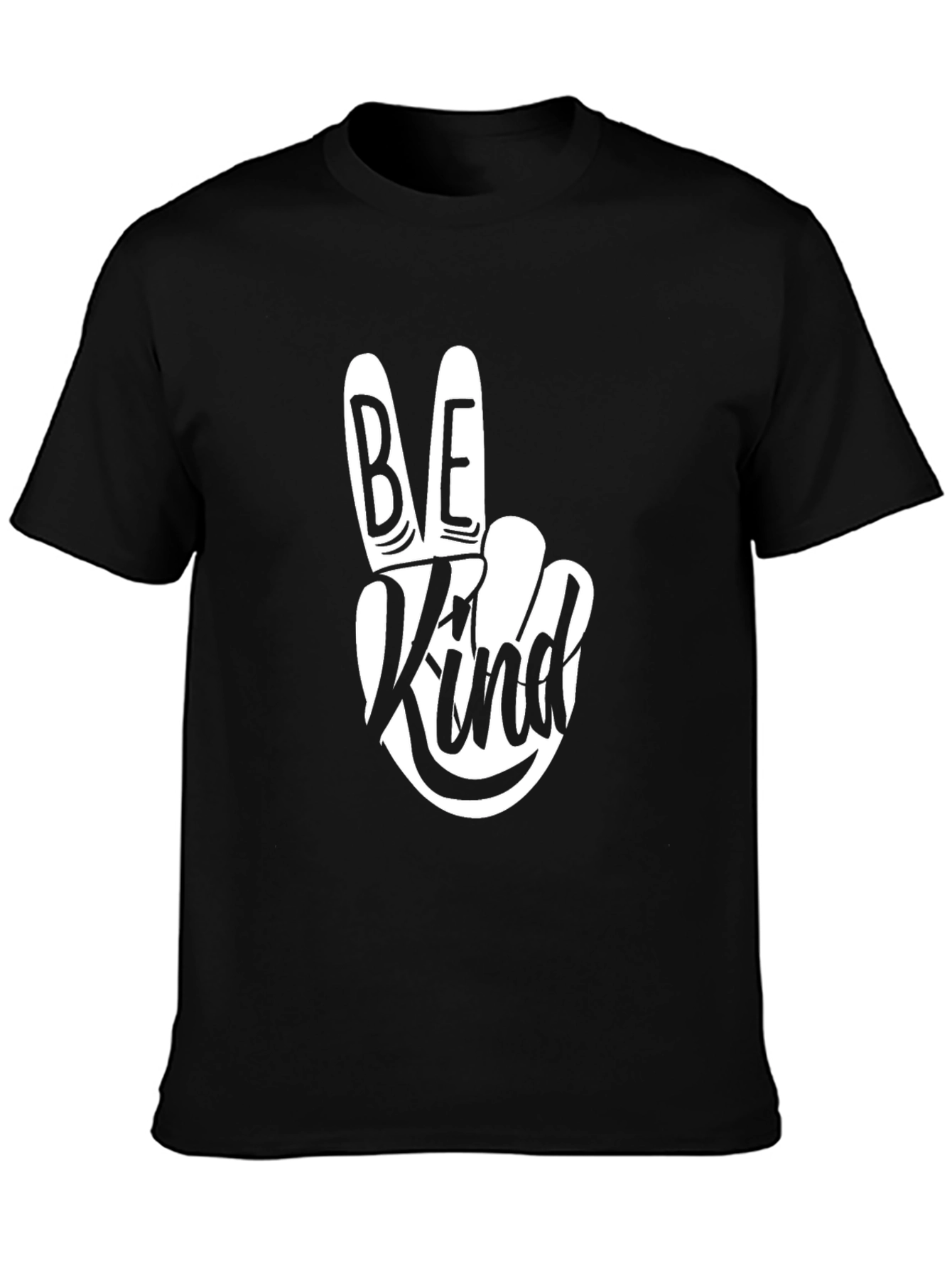 Be Kind Graphic Tee - Stylish Peace Sign Shirt