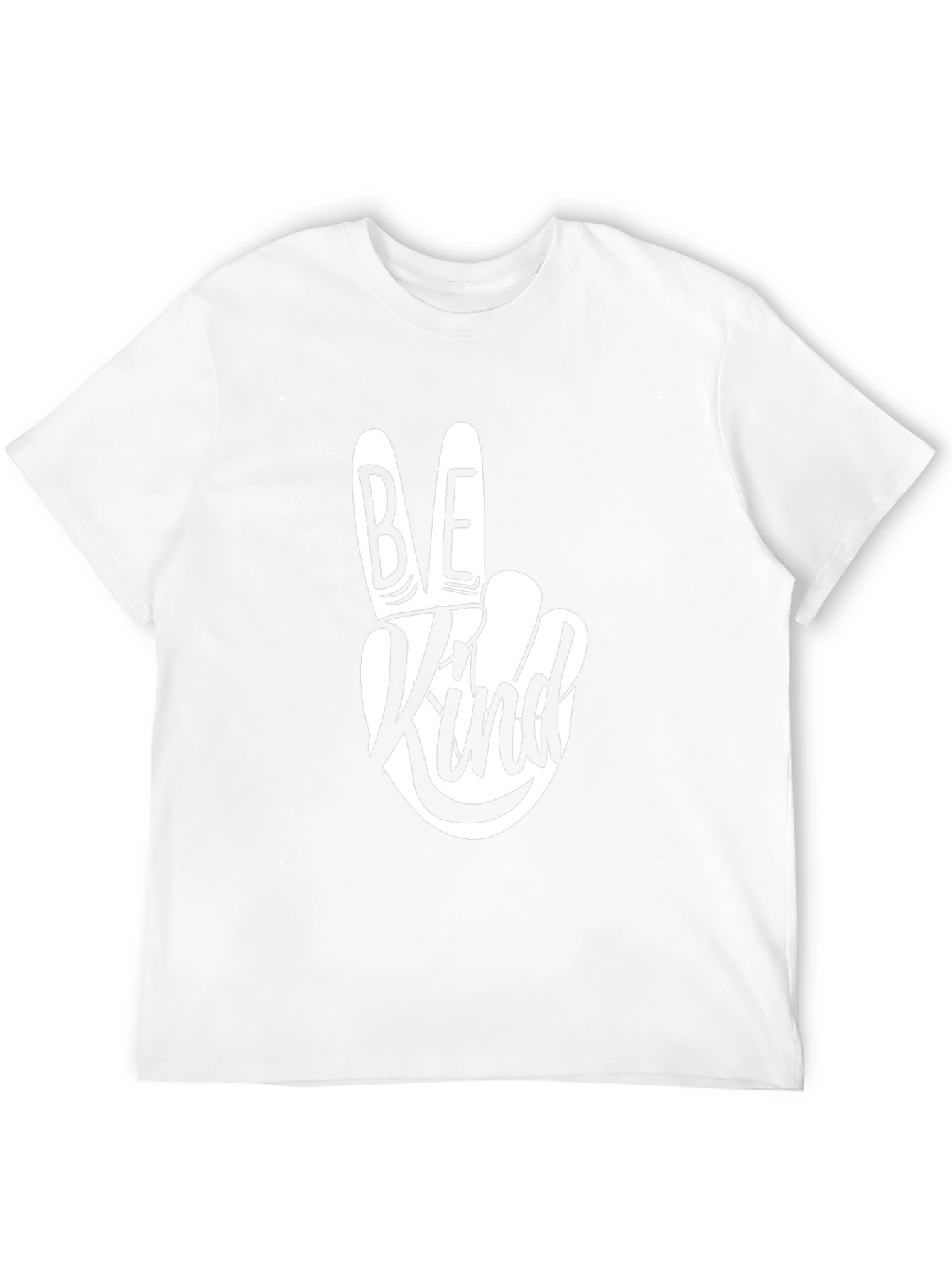 Be Kind Graphic Tee - Stylish Peace Sign Shirt