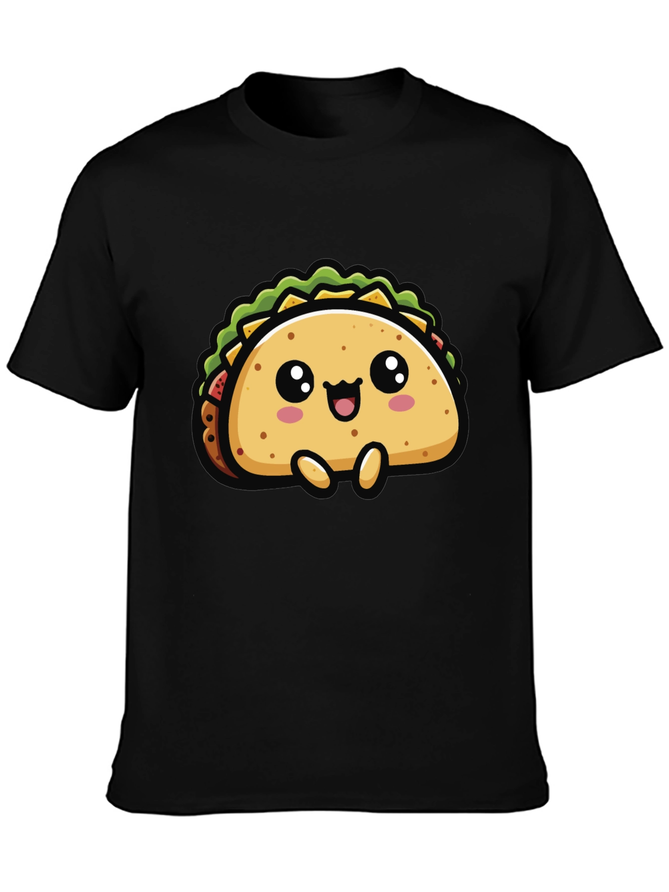 Cute Taco Graphic T-Shirt - Fun Foodie Tee