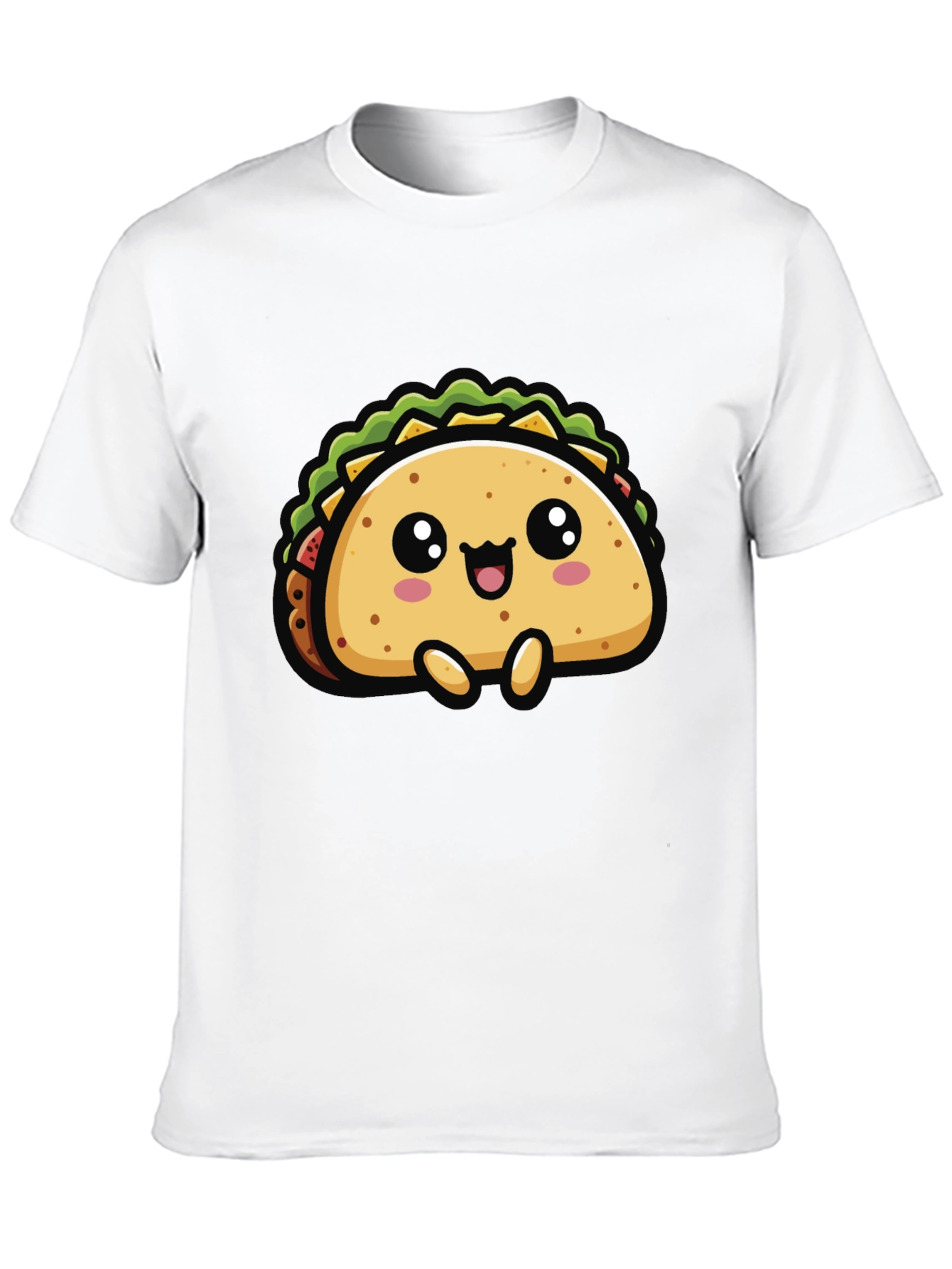 Cute Taco Graphic T-Shirt - Fun Foodie Tee