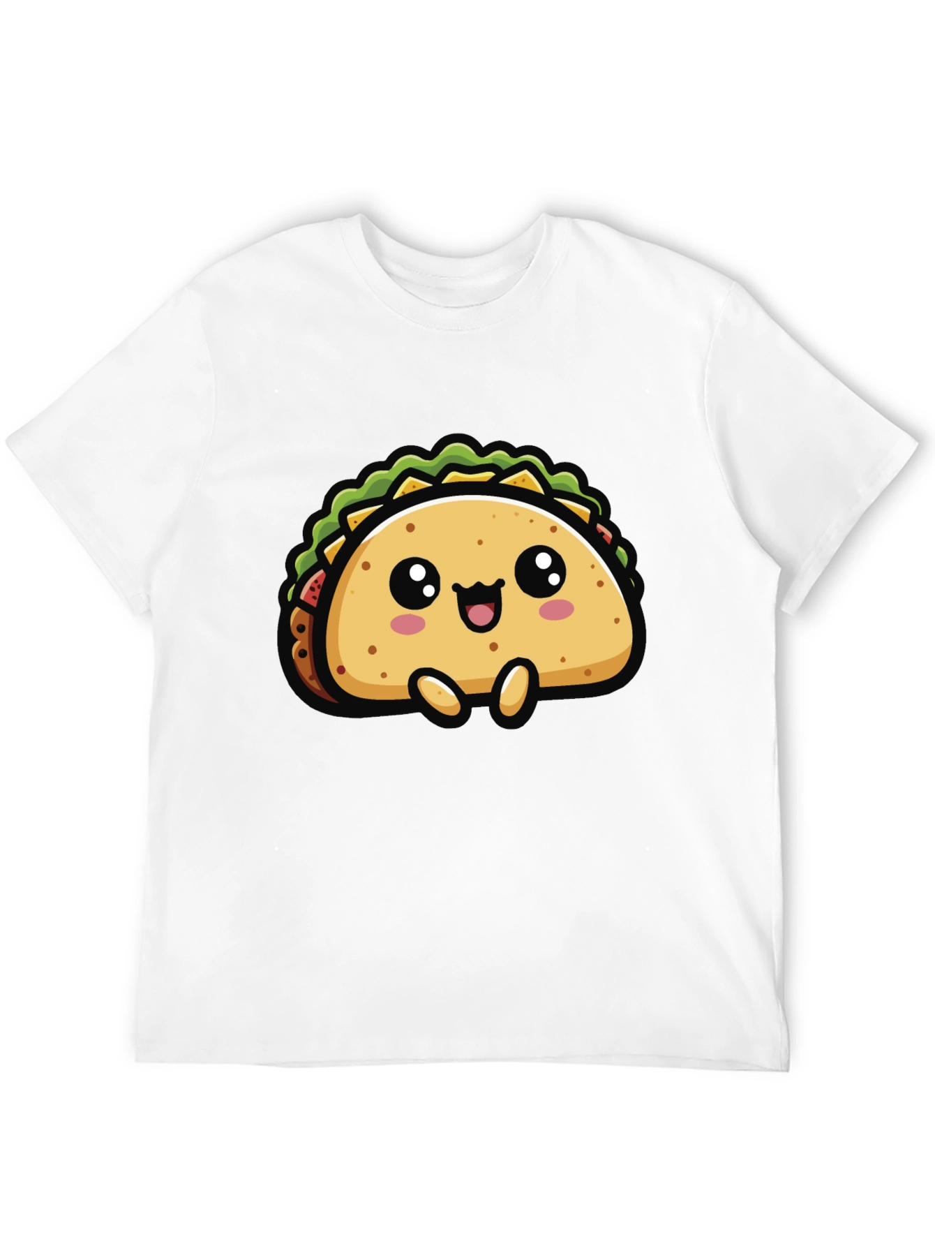 Cute Taco Graphic T-Shirt - Fun Foodie Tee