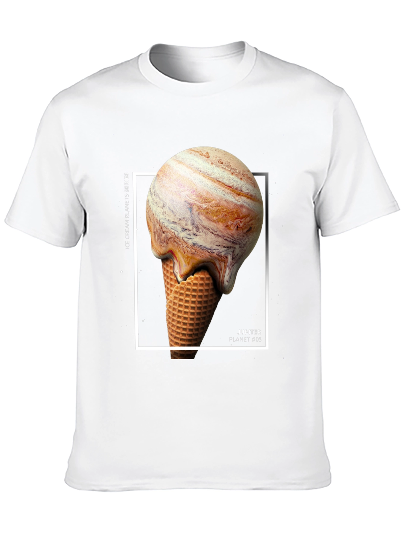 Jupiter Ice Cream Planets T-Shirt - Unique Graphic Tee