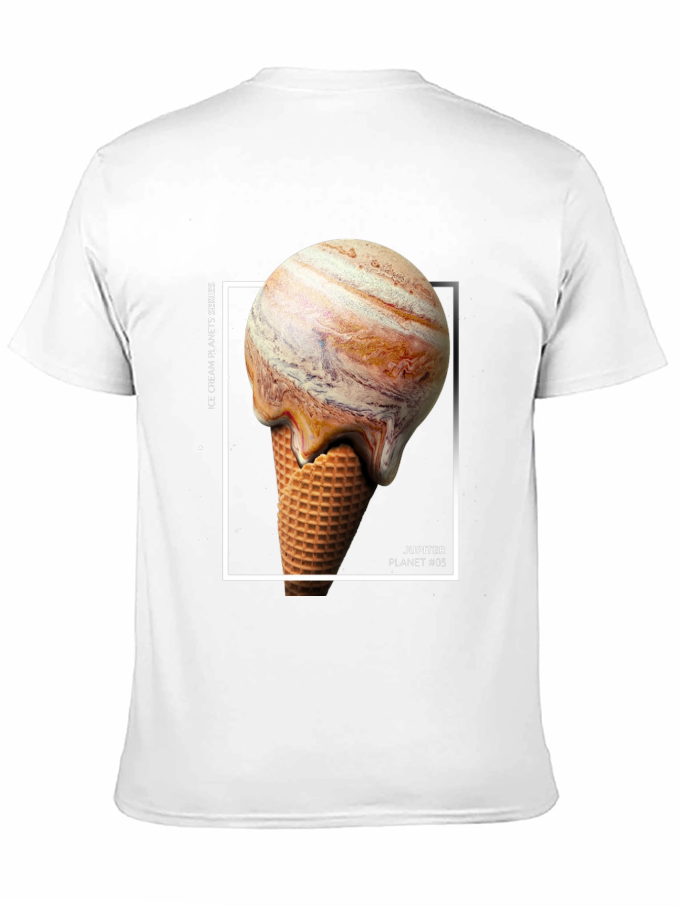 Jupiter Ice Cream Planets T-Shirt - Unique Graphic Tee