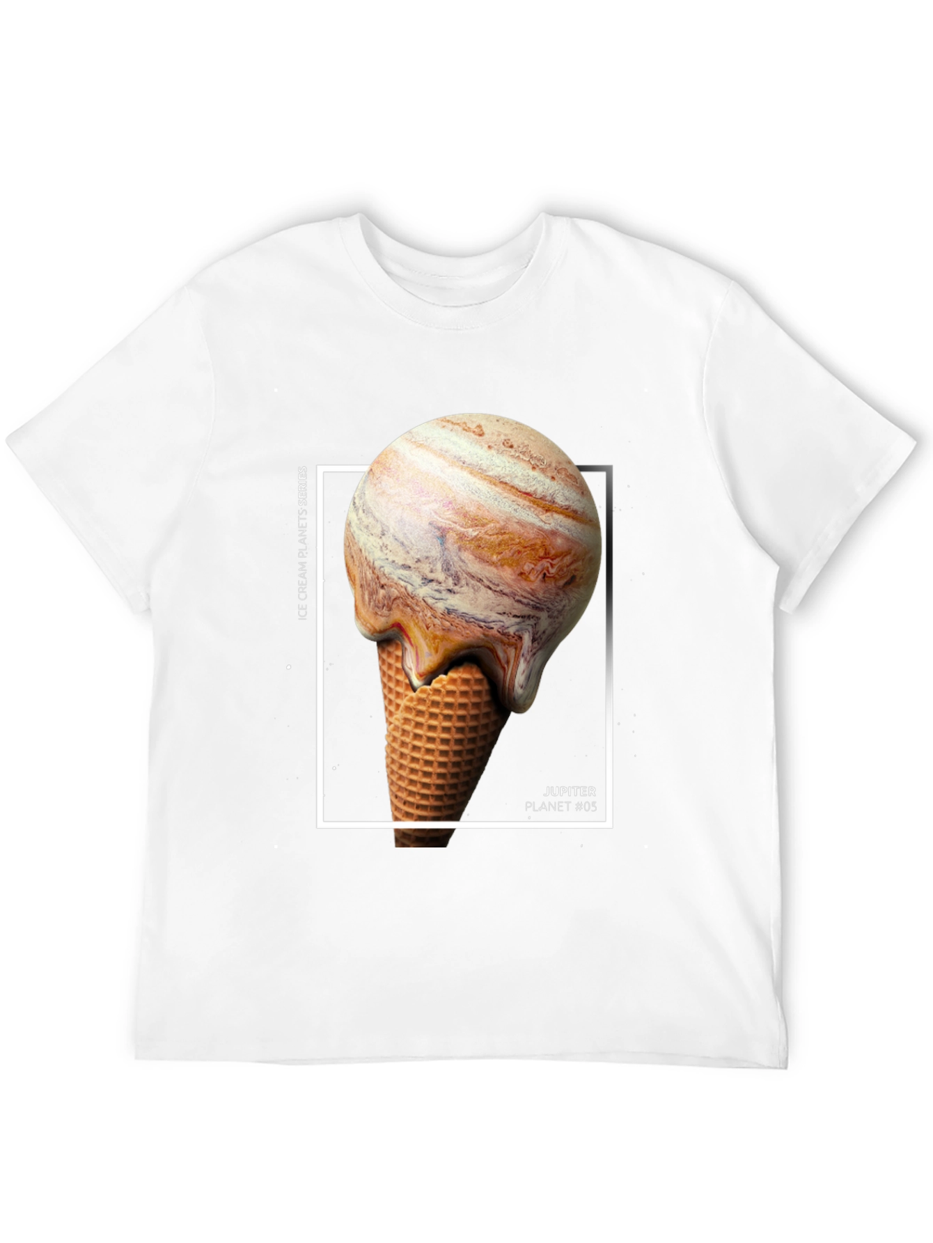 Jupiter Ice Cream Planets T-Shirt - Unique Graphic Tee