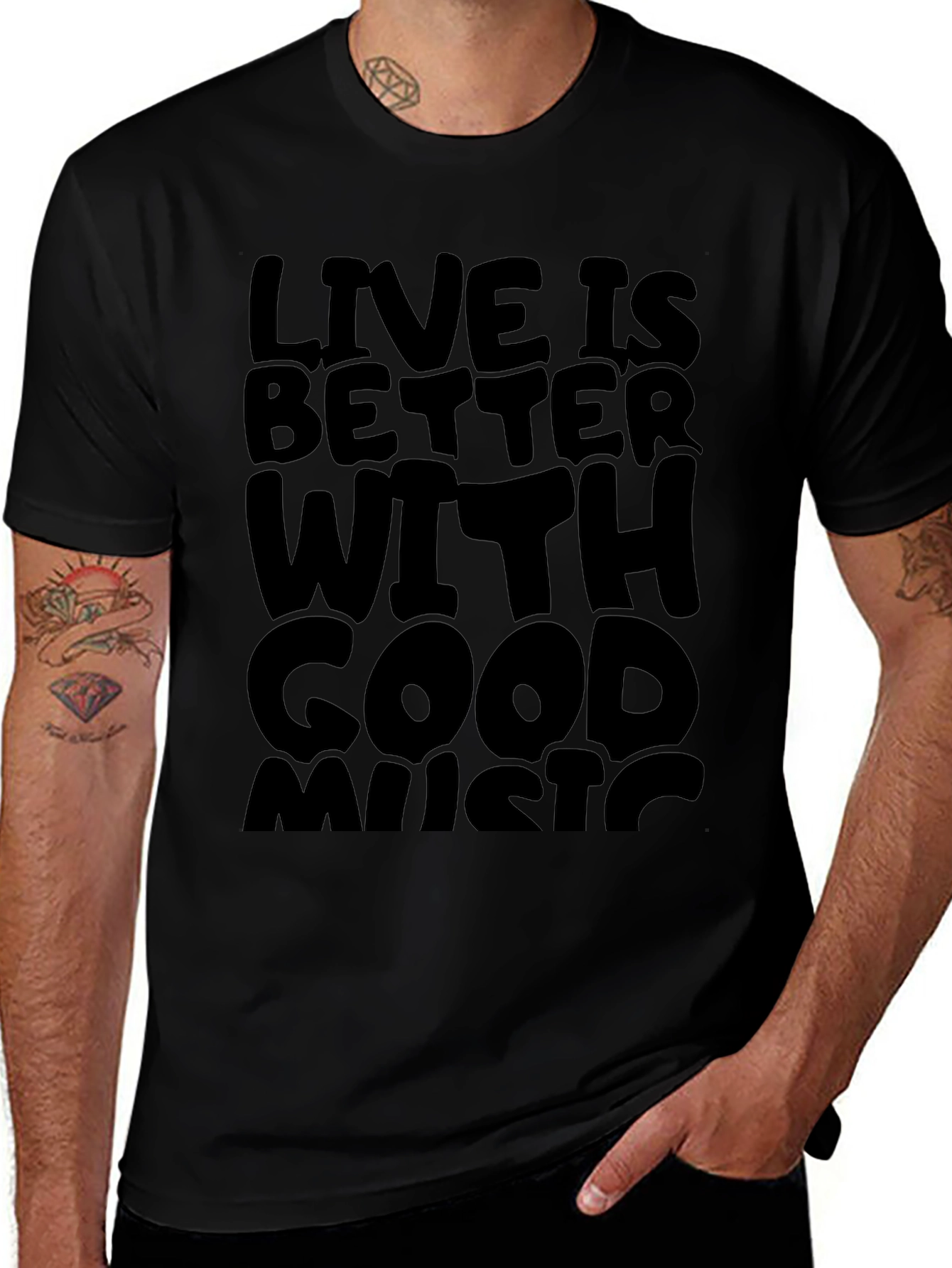 Live Is Better With Good Music - Graphic Tee