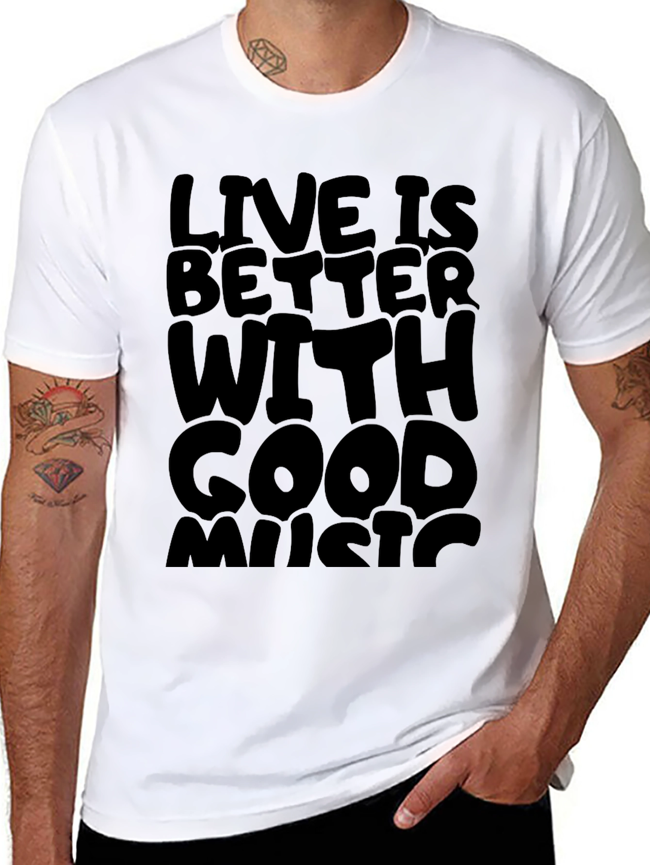 Live Is Better With Good Music - Graphic Tee