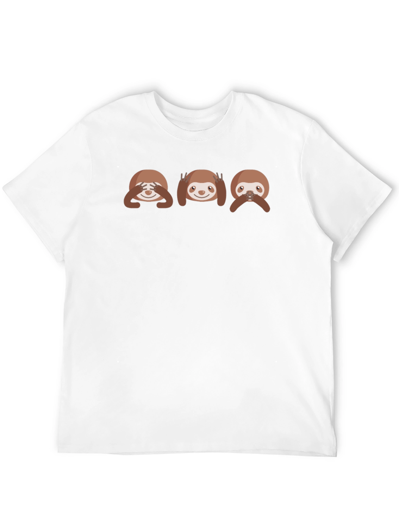 Sloth See Hear Speak No Evil Graphic T-Shirt