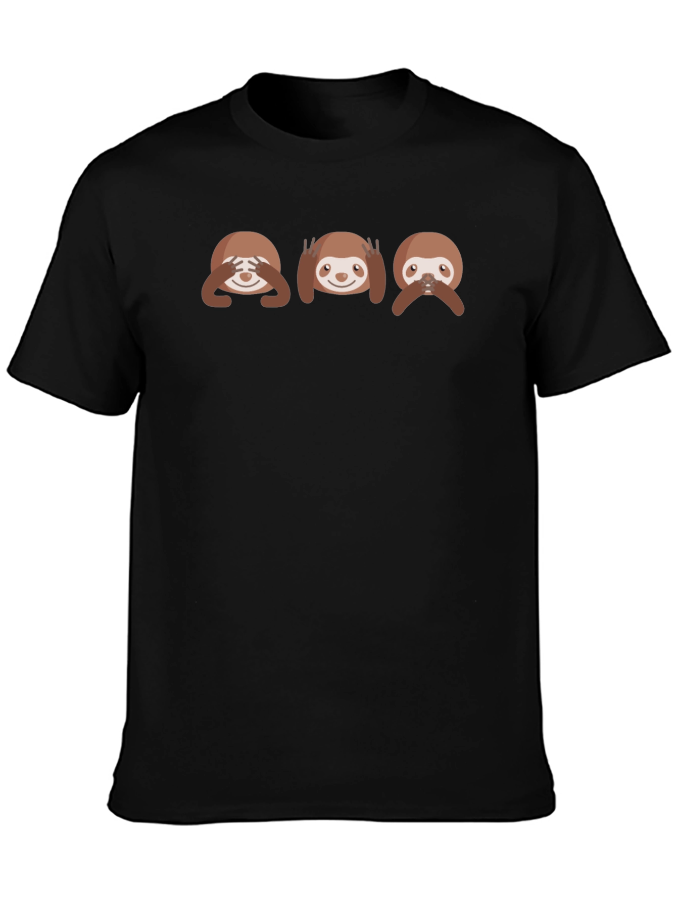 Sloth See Hear Speak No Evil Graphic T-Shirt
