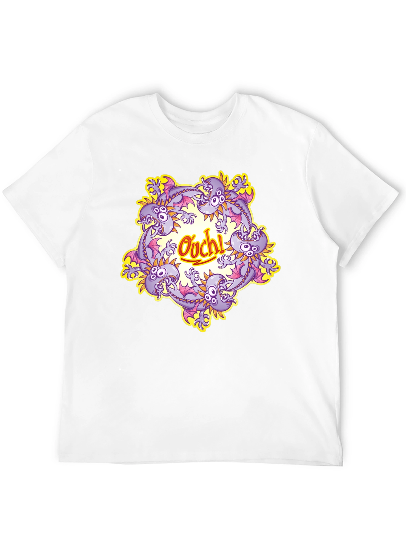 Ouch! Dragon T-Shirt - Black