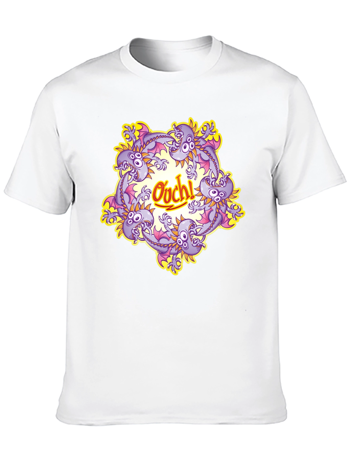 Ouch! Dragon T-Shirt - Black