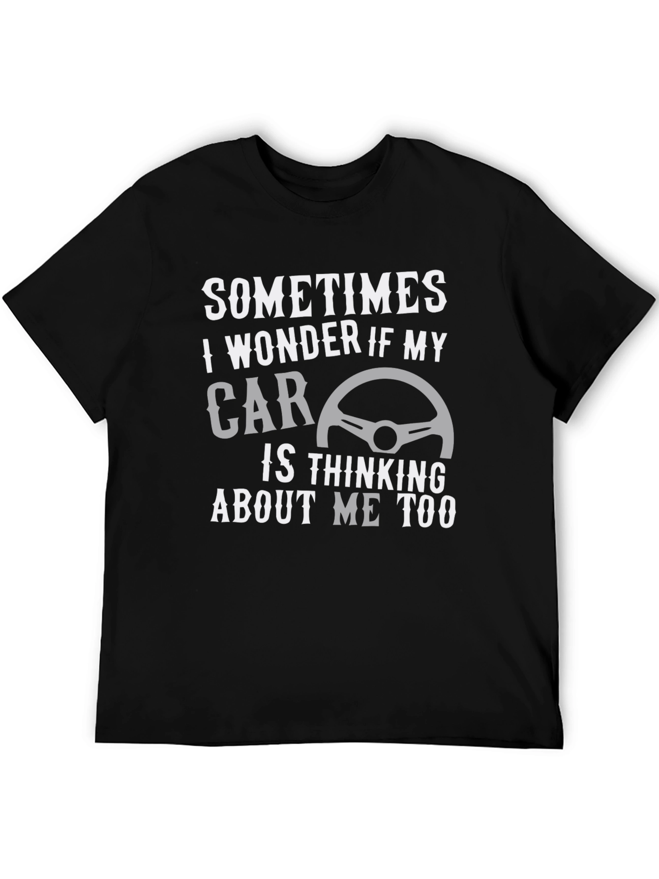 Funny Thinking Car Graphic Tee