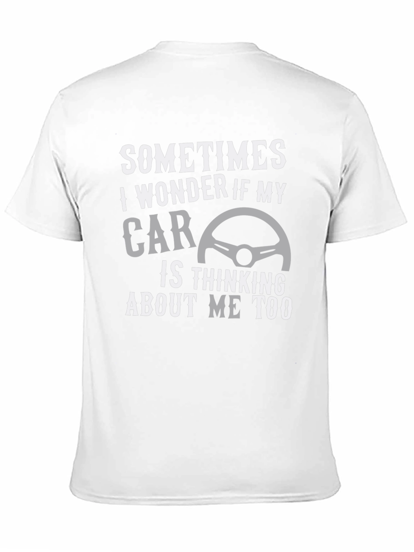 Funny Thinking Car Graphic Tee