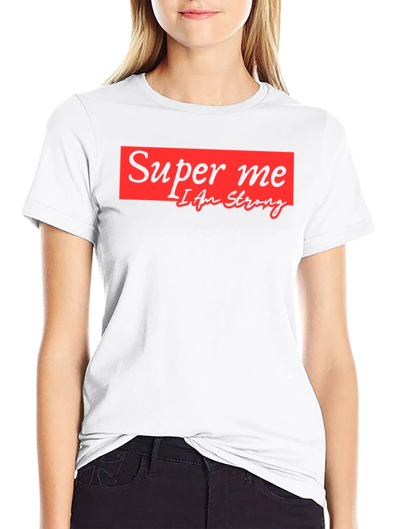 Super Me Graphic Tee - I Am Strong