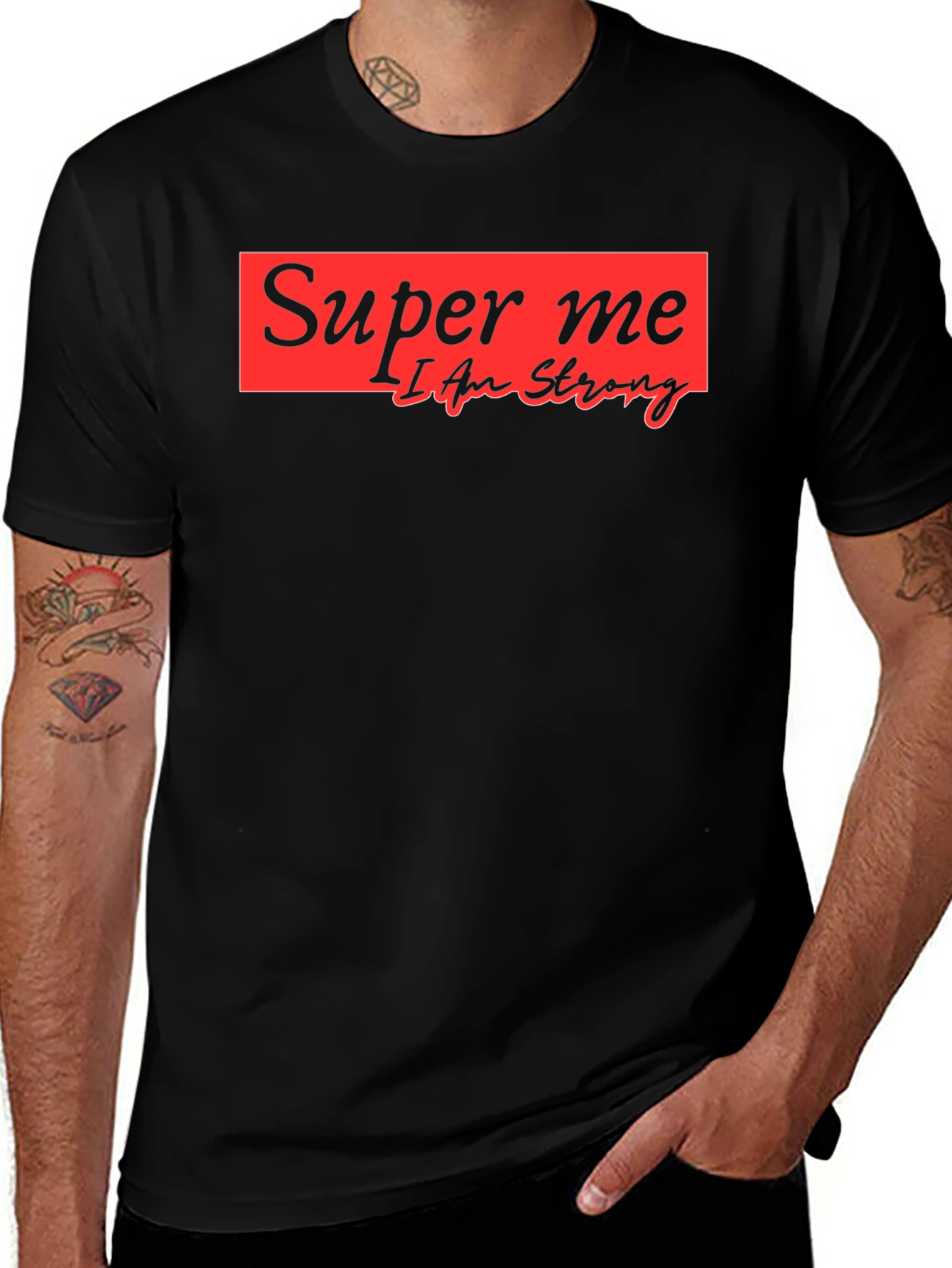 Super Me Graphic Tee - I Am Strong