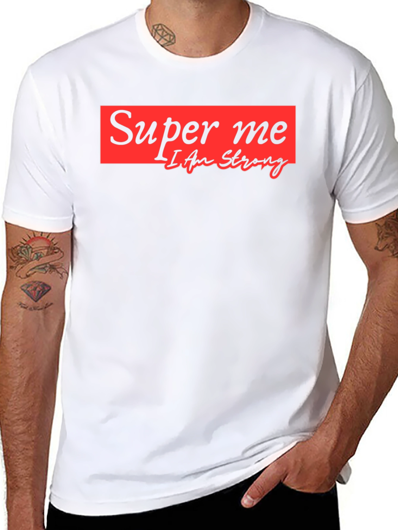 Super Me Graphic Tee - I Am Strong