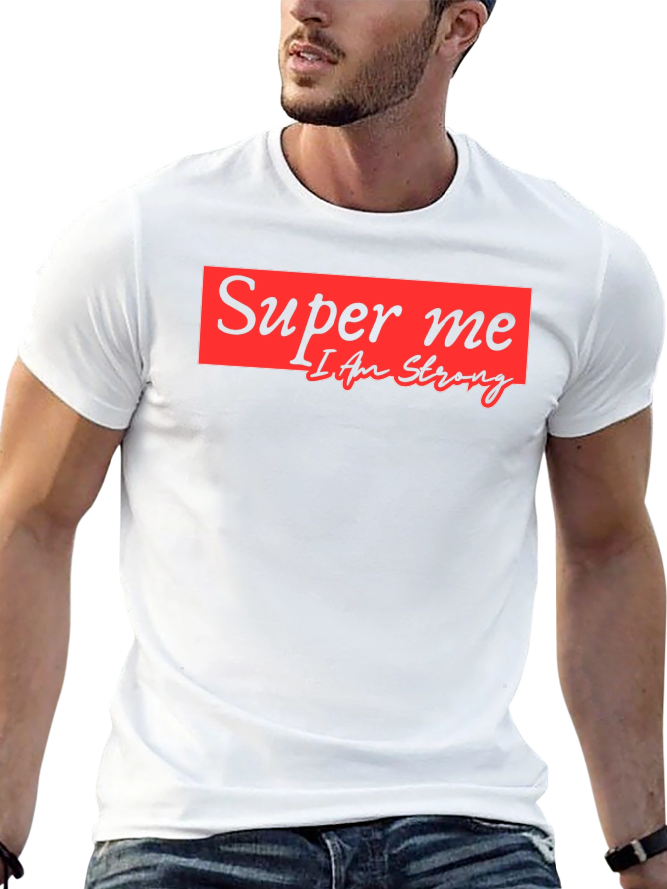 Super Me Graphic Tee - I Am Strong
