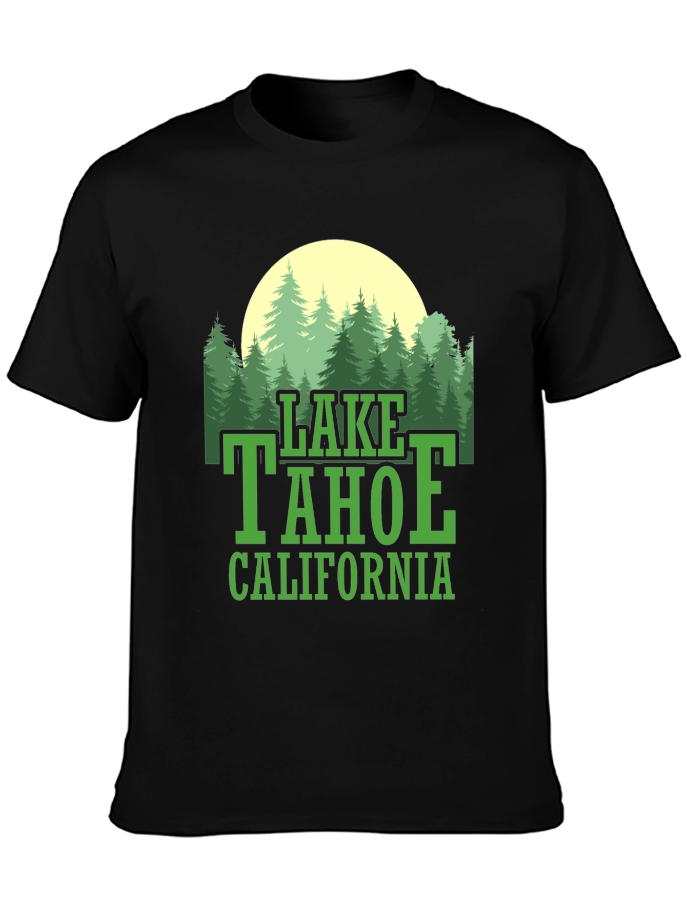 Lake Tahoe California Graphic T-Shirt - Nature Scene