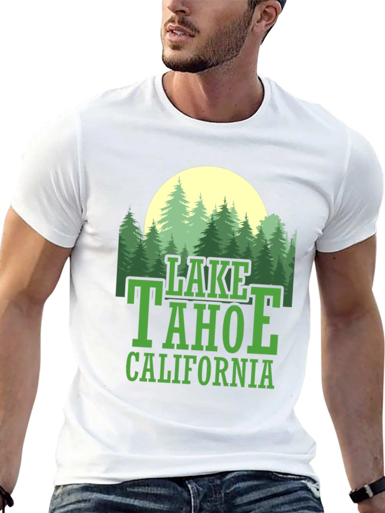 Lake Tahoe California Graphic T-Shirt - Nature Scene