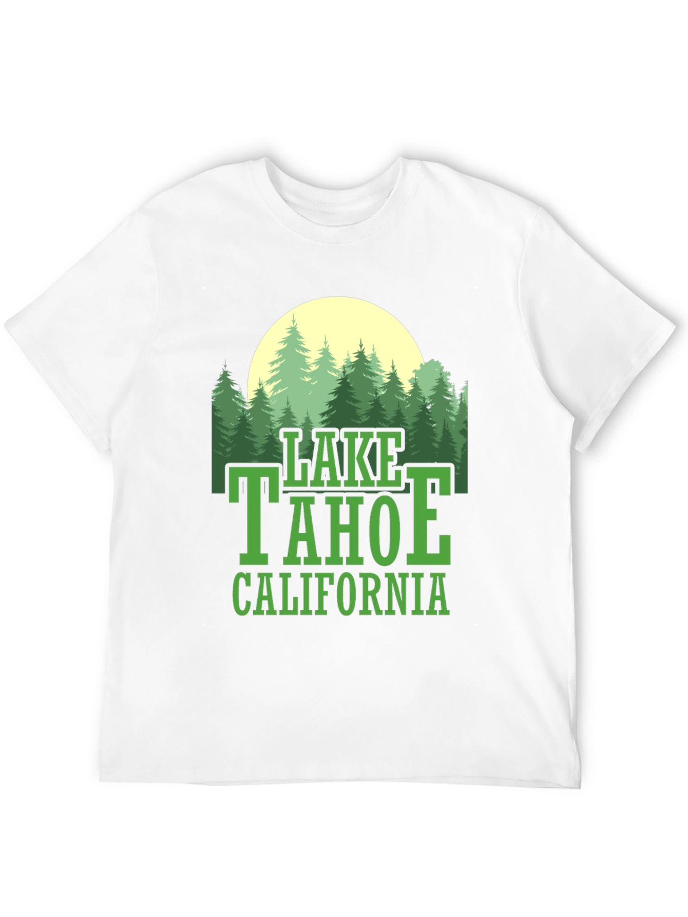 Lake Tahoe California Graphic T-Shirt - Nature Scene