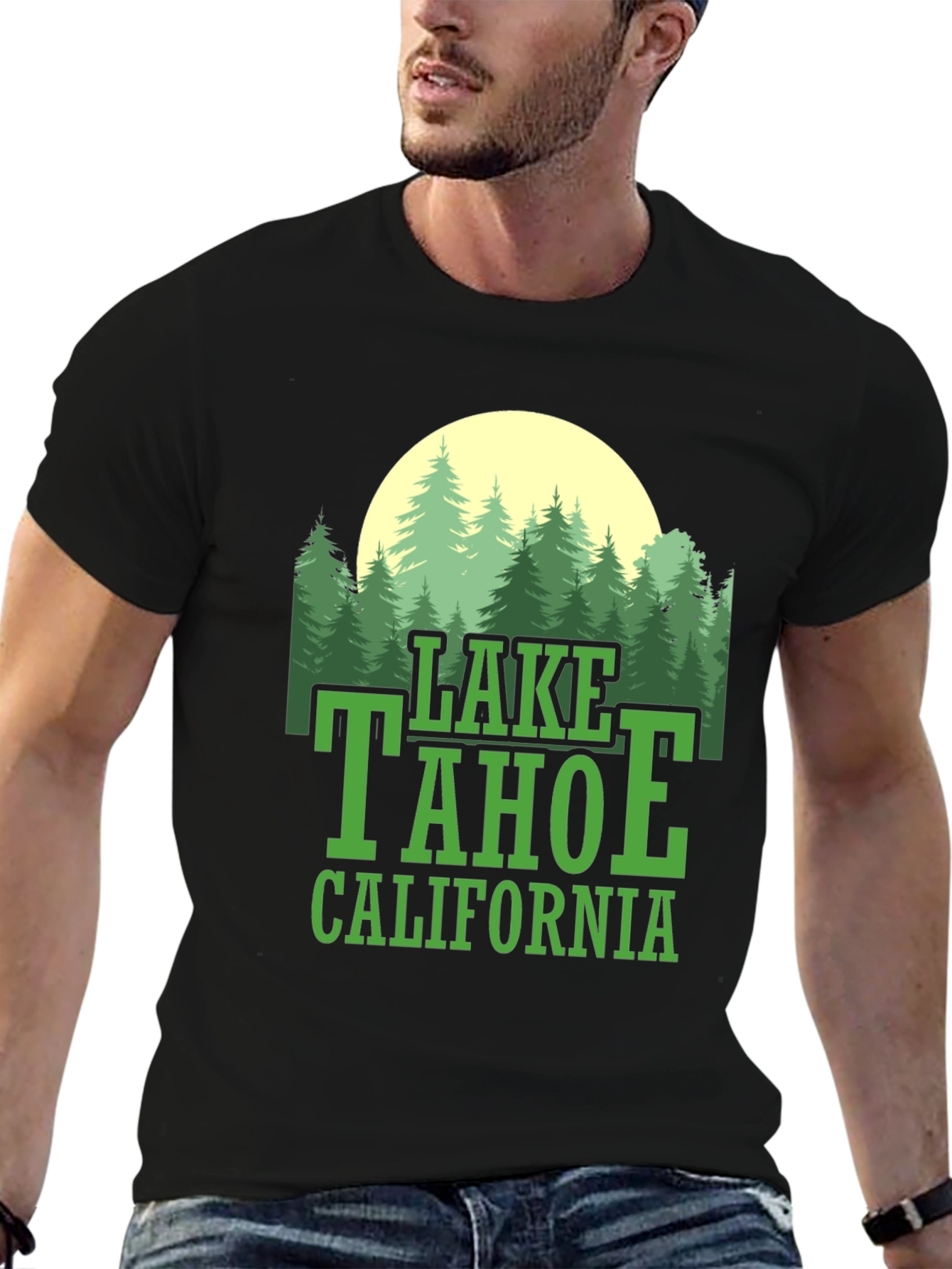 Lake Tahoe California Graphic T-Shirt - Nature Scene