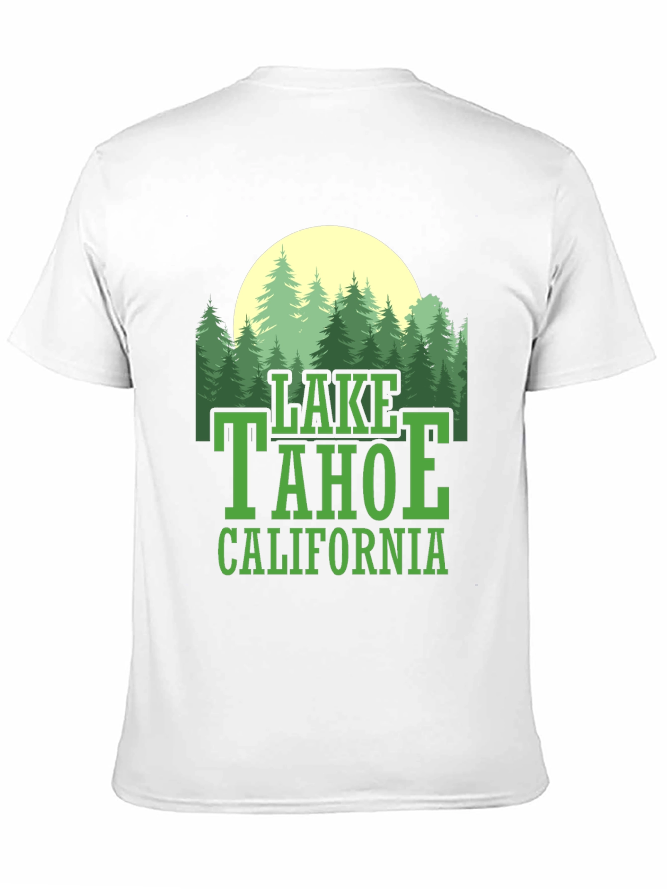 Lake Tahoe California Graphic T-Shirt - Nature Scene