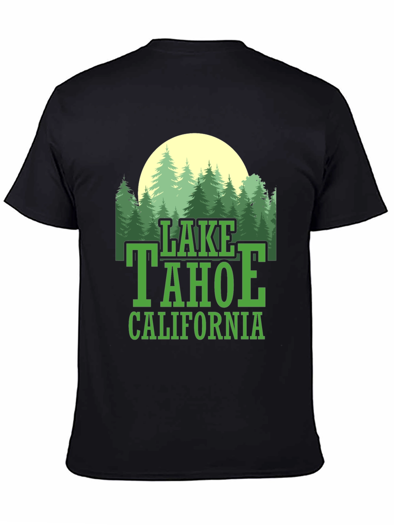 Lake Tahoe California Graphic T-Shirt - Nature Scene