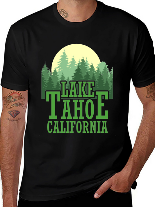 Lake Tahoe California Graphic T-Shirt - Nature Scene