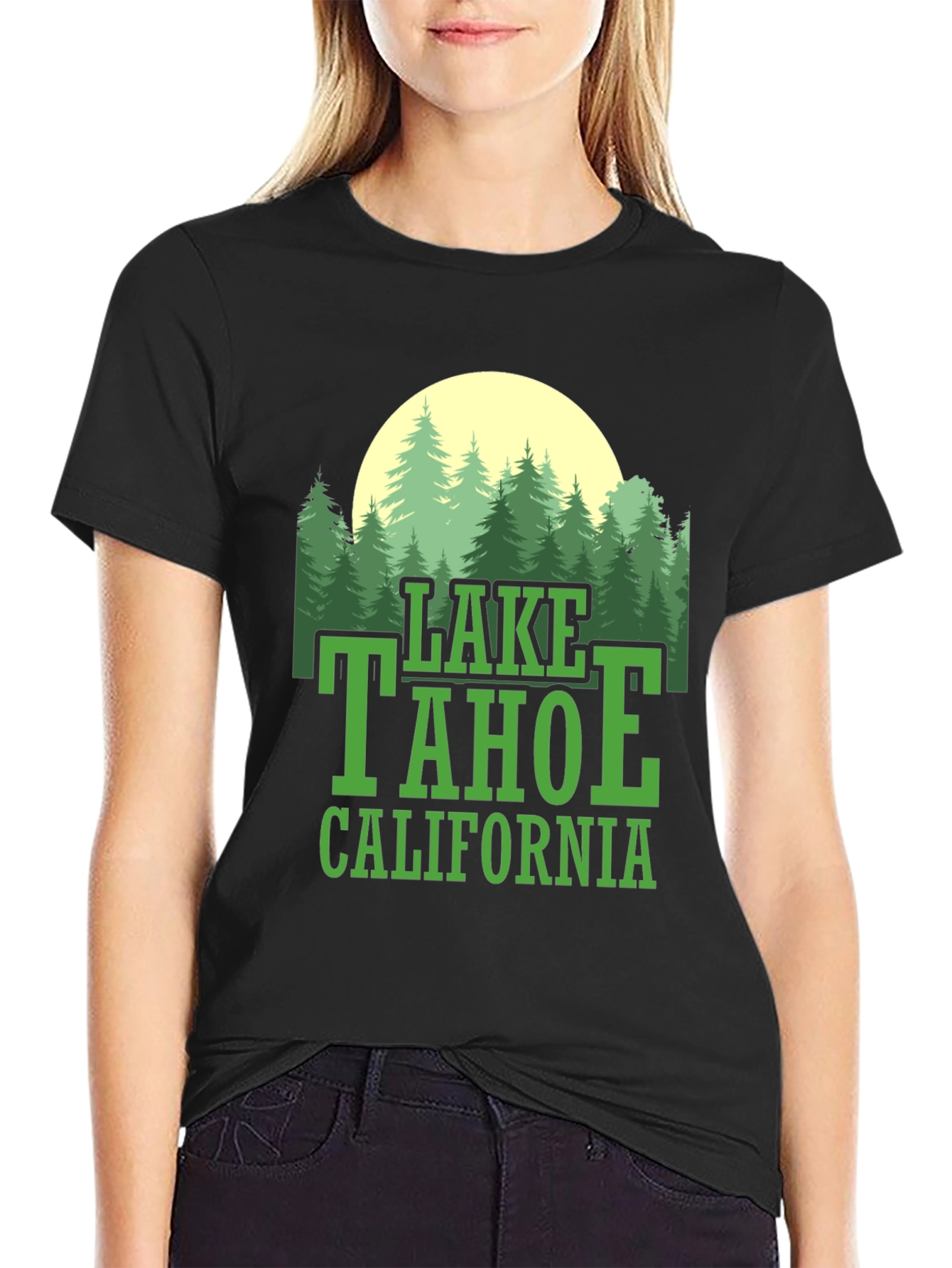 Lake Tahoe California Graphic T-Shirt - Nature Scene