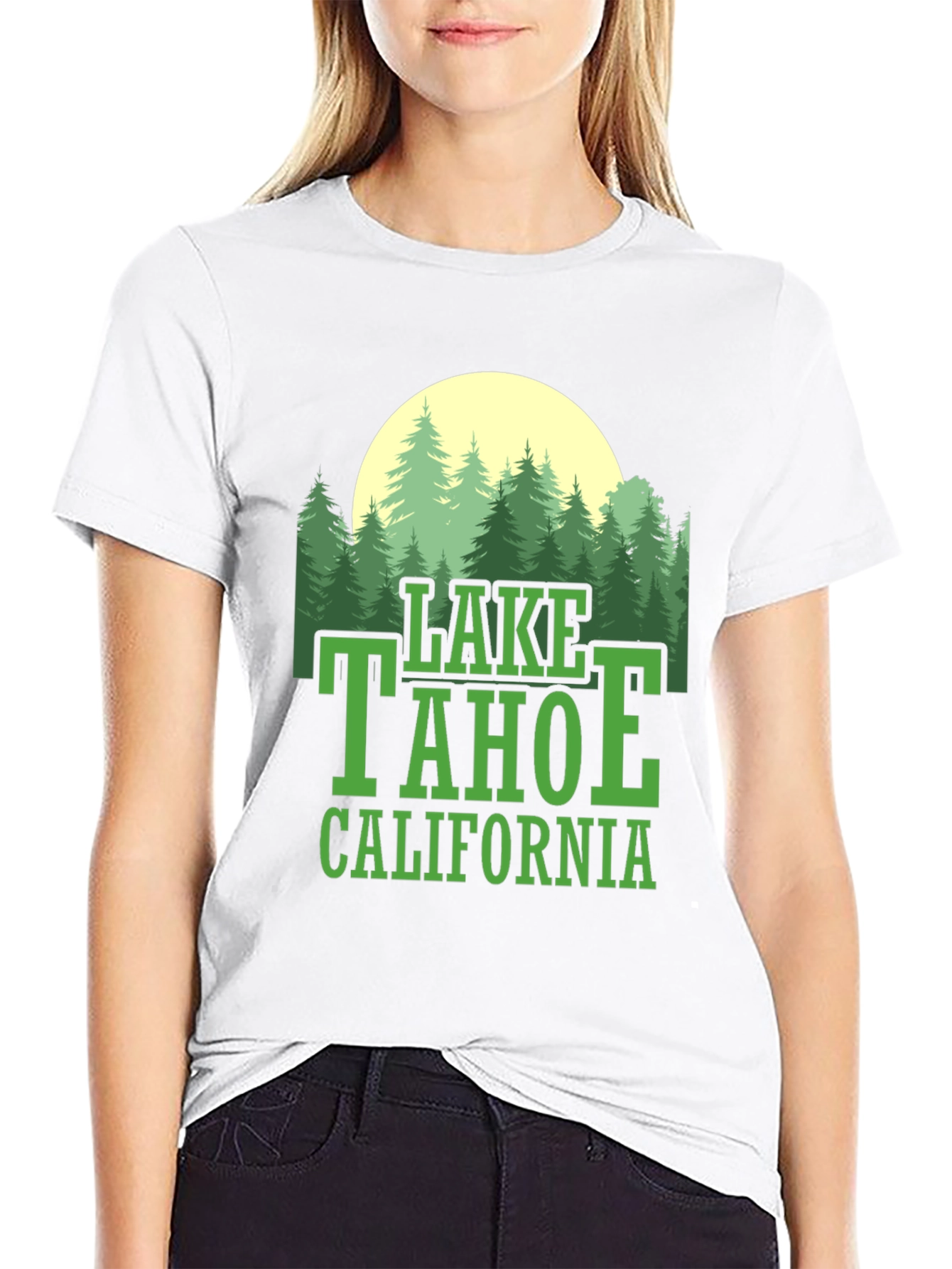 Lake Tahoe California Graphic T-Shirt - Nature Scene