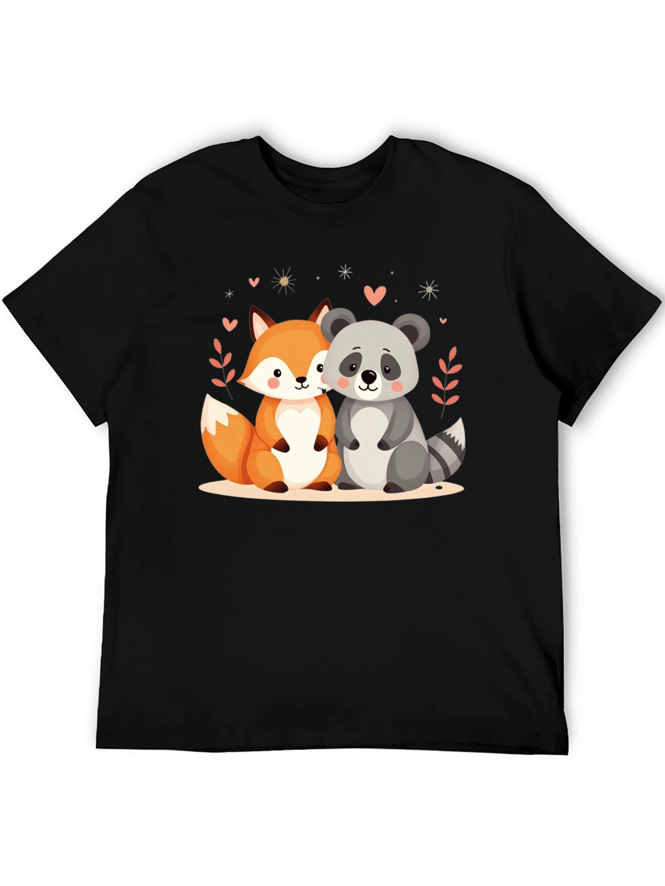 Cute Animal Friends Graphic Tee