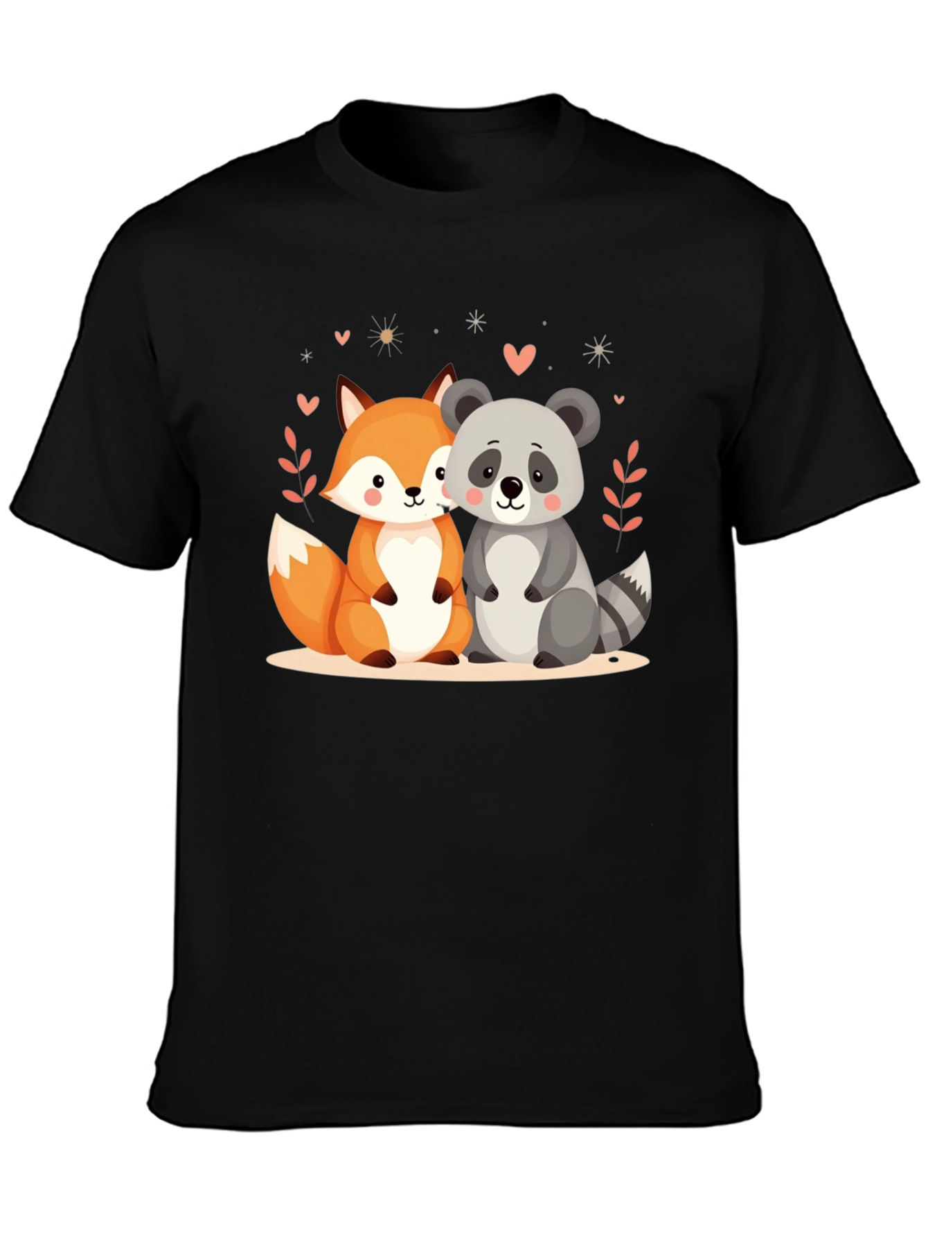 Cute Animal Friends Graphic Tee