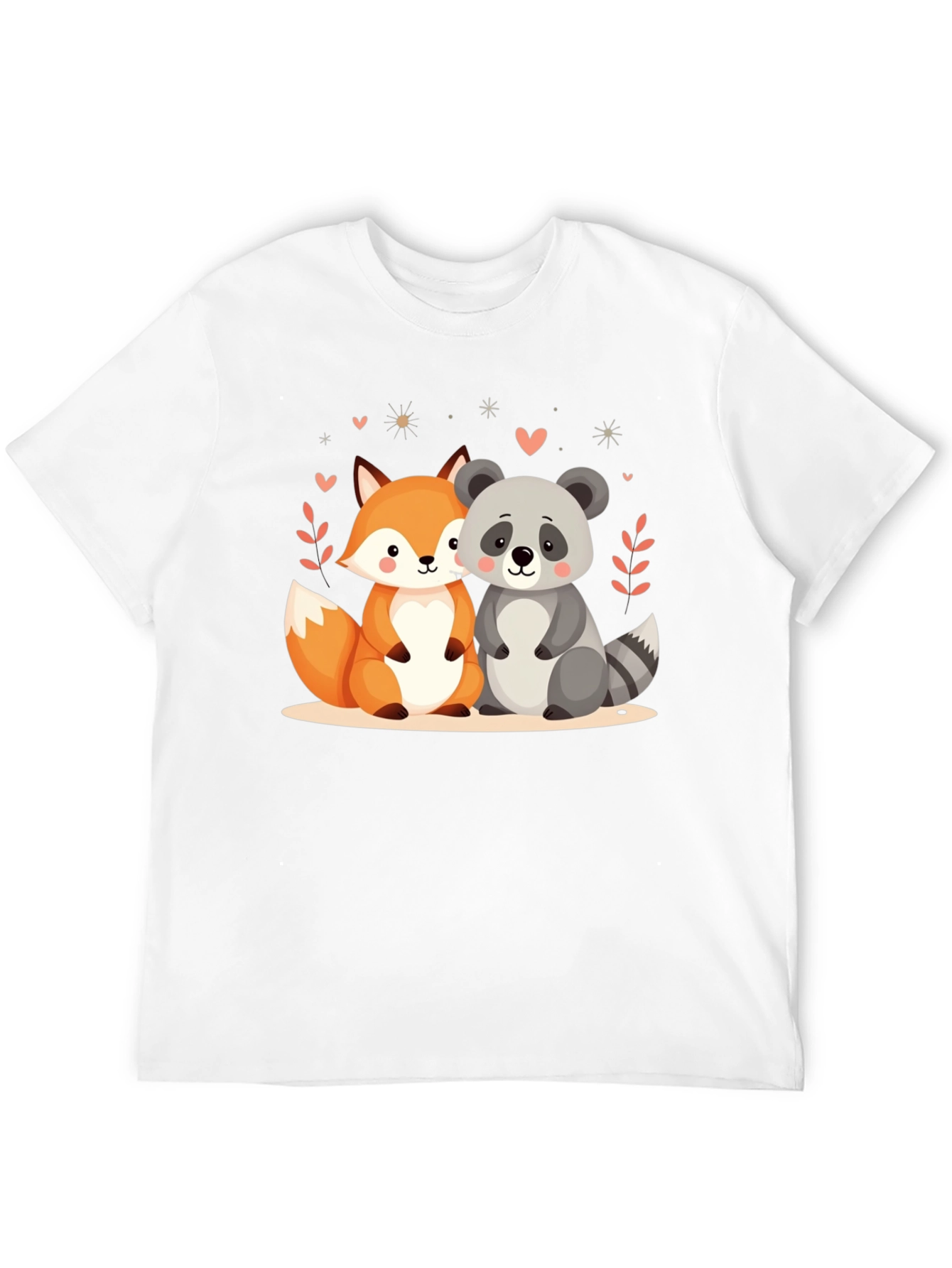 Cute Animal Friends Graphic Tee