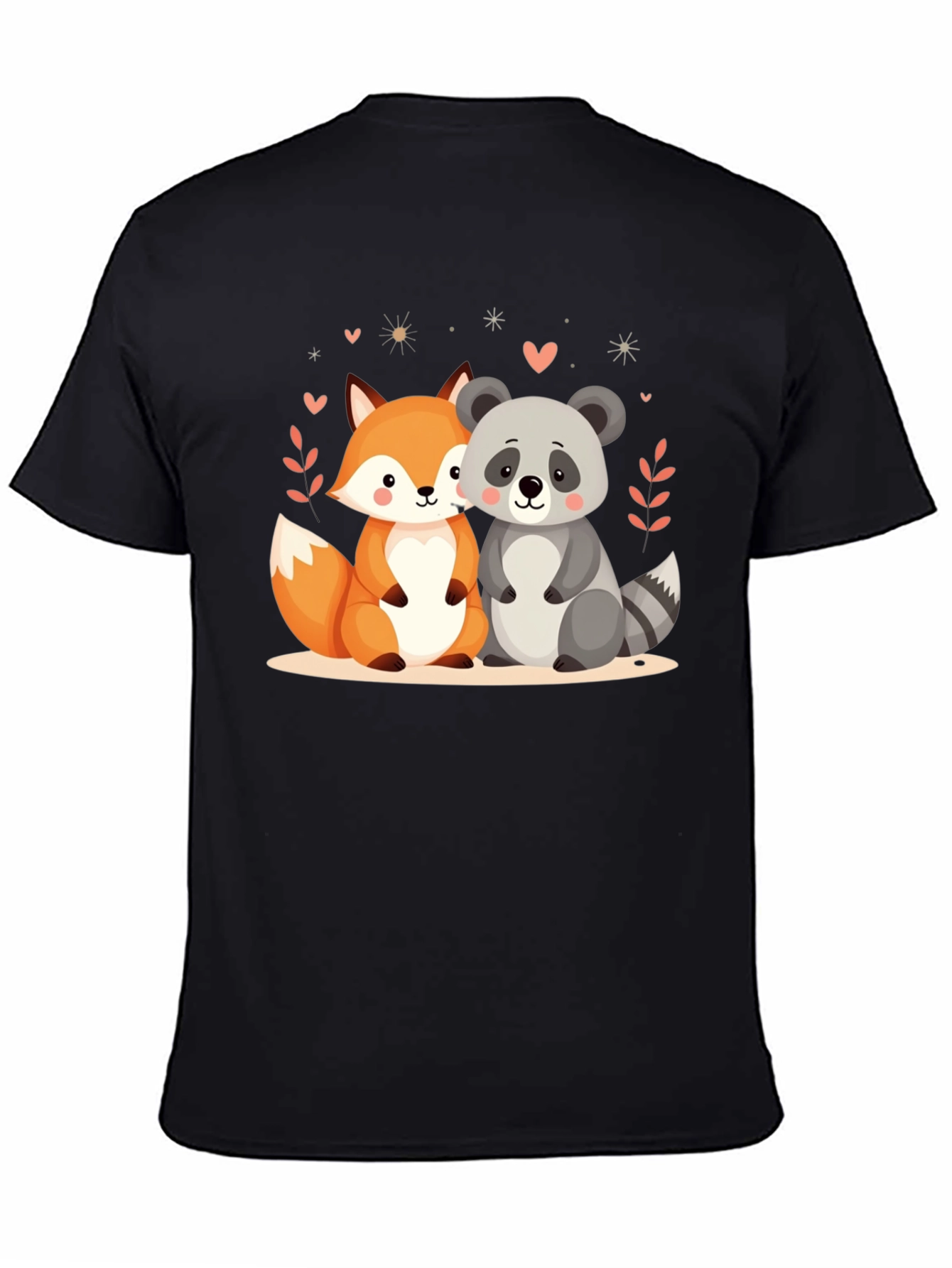 Cute Animal Friends Graphic Tee