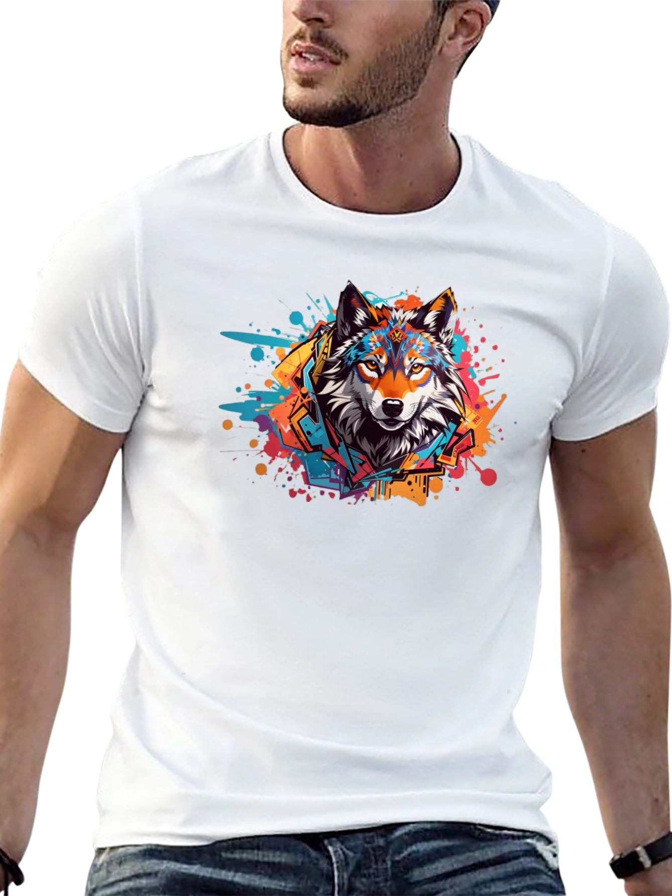 Urban Wolf Graphic Tee - Bold Street Style