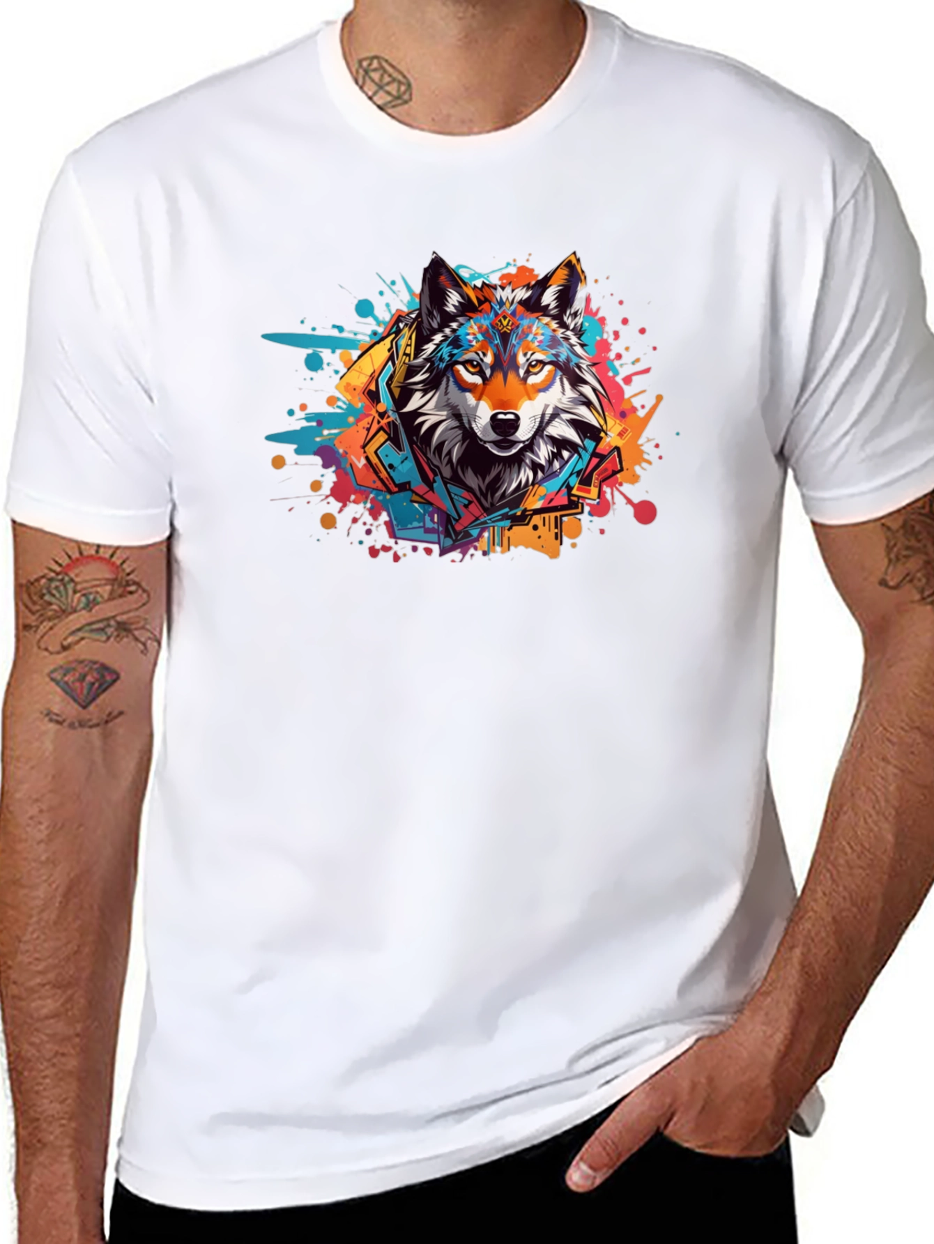 Urban Wolf Graphic Tee - Bold Street Style