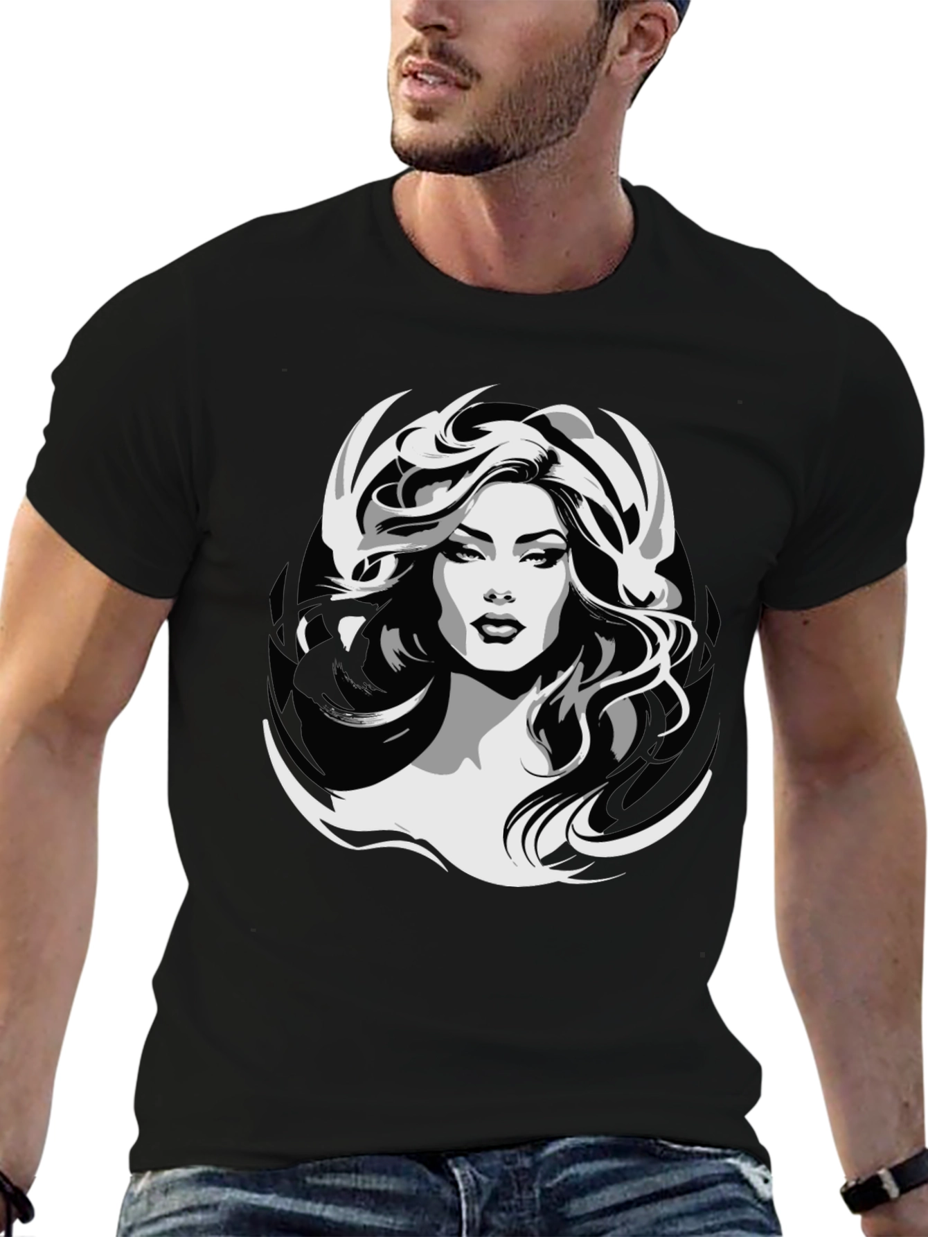 Graphic Print T-Shirt - Woman Design