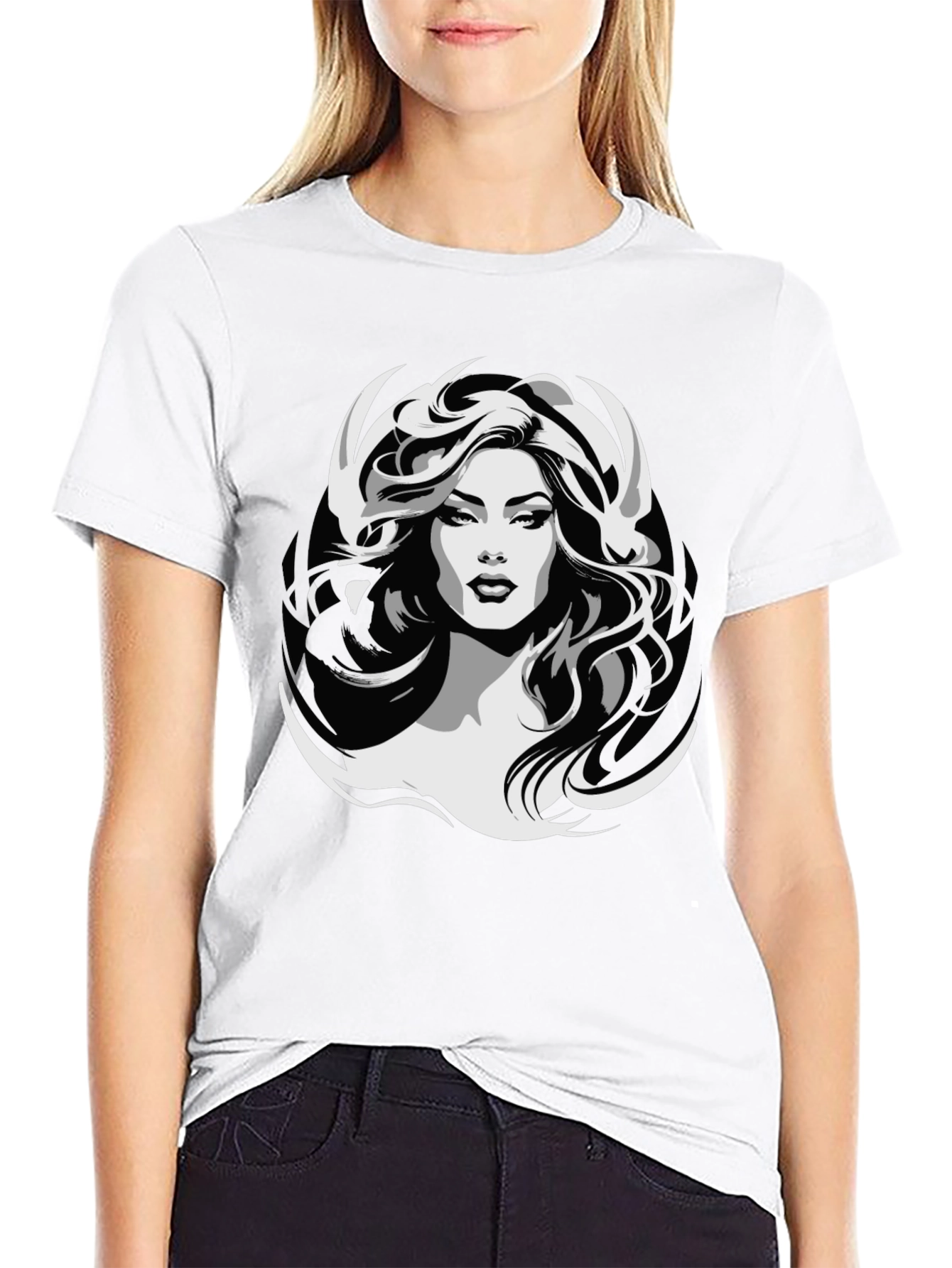 Graphic Print T-Shirt - Woman Design