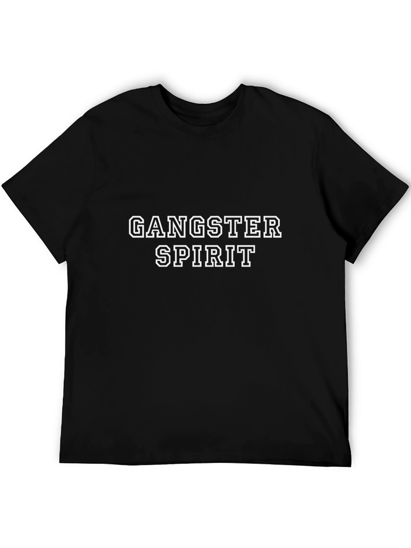 Gangster Spirit Black T-Shirt