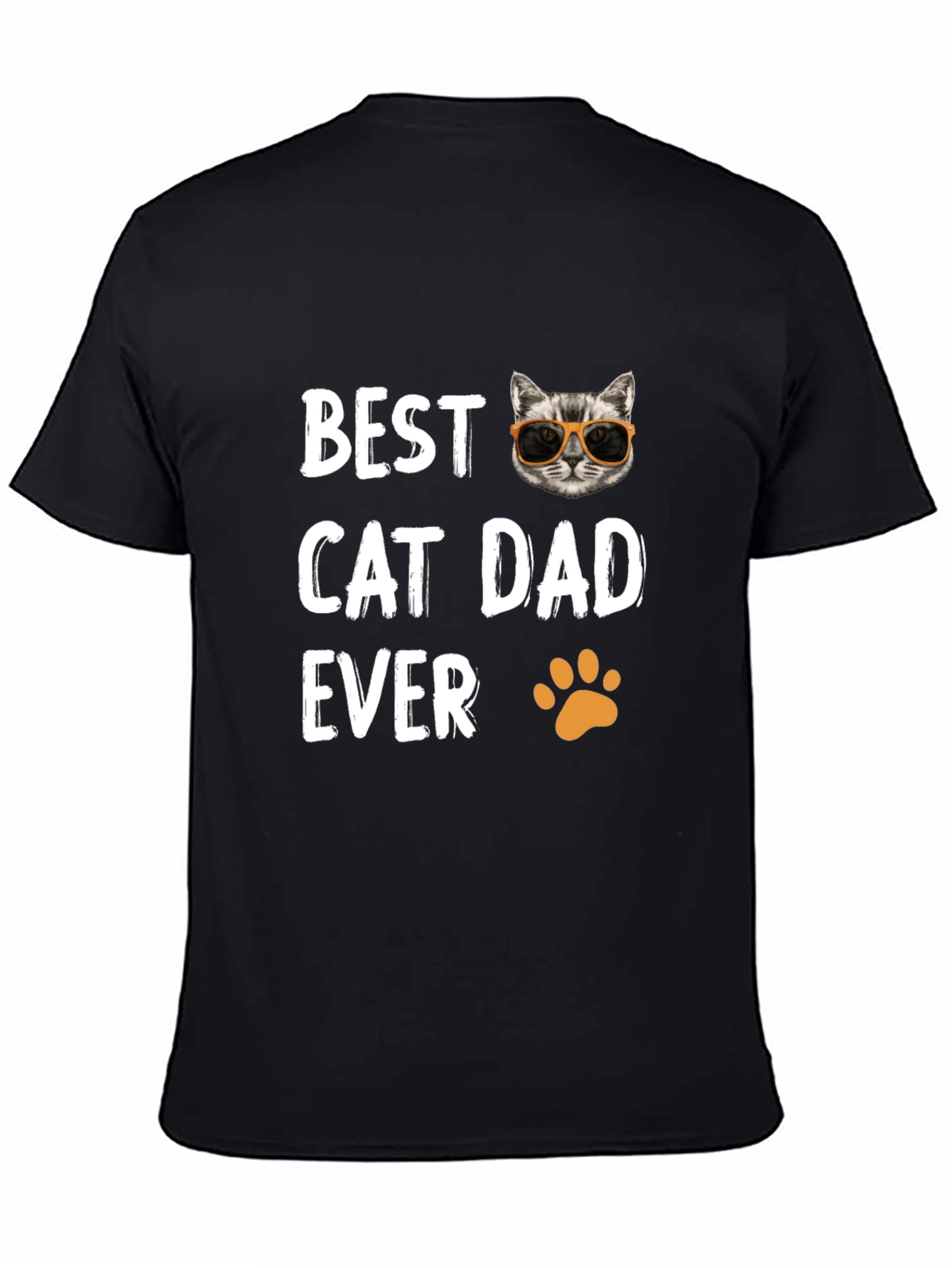 Best Cat Dad Ever T-Shirt - Novelty Gift Tee