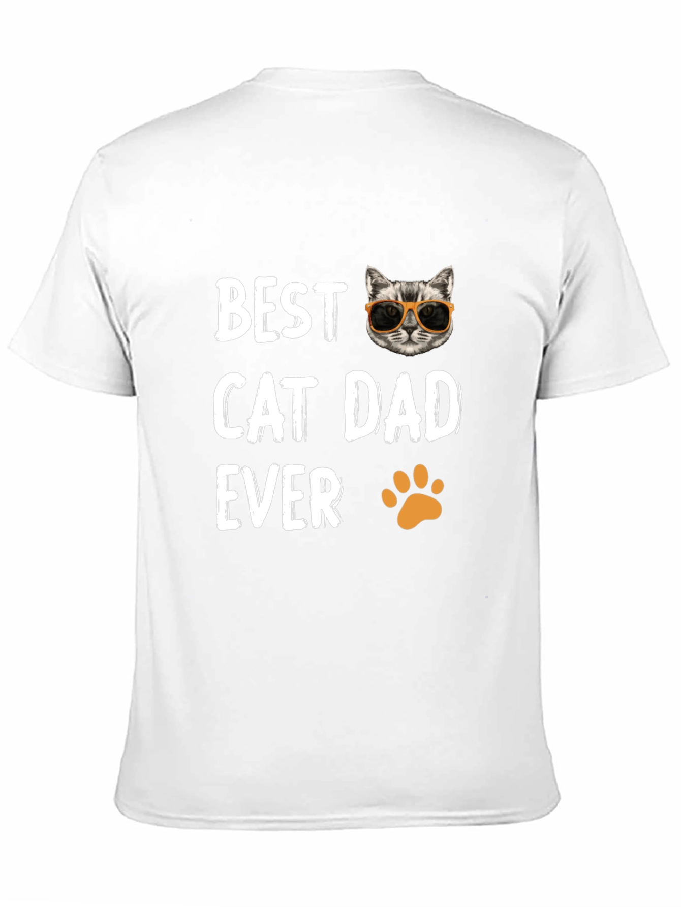 Best Cat Dad Ever T-Shirt - Novelty Gift Tee