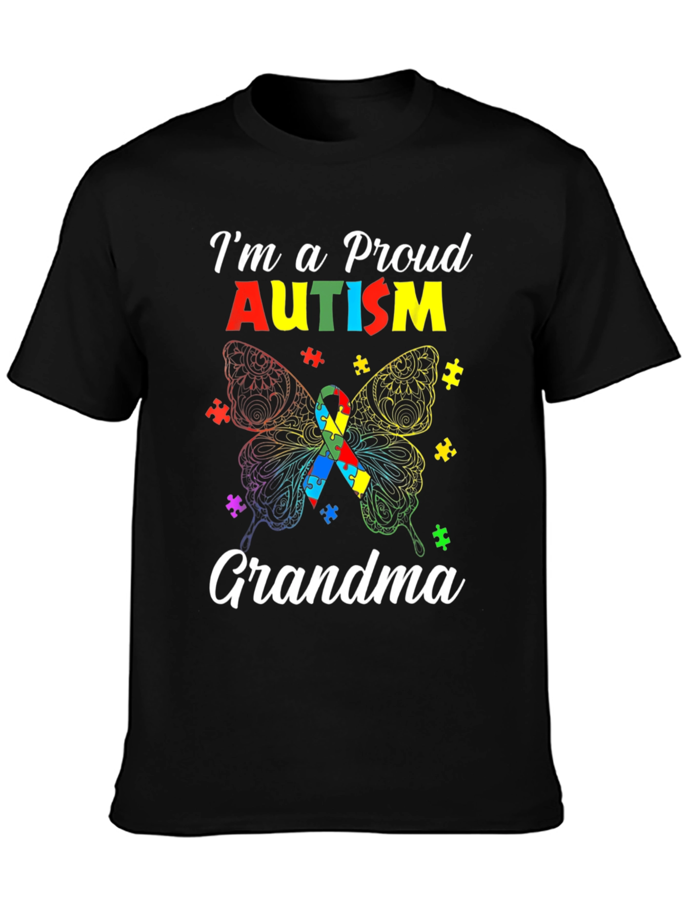 Proud Autism Grandma T-Shirt