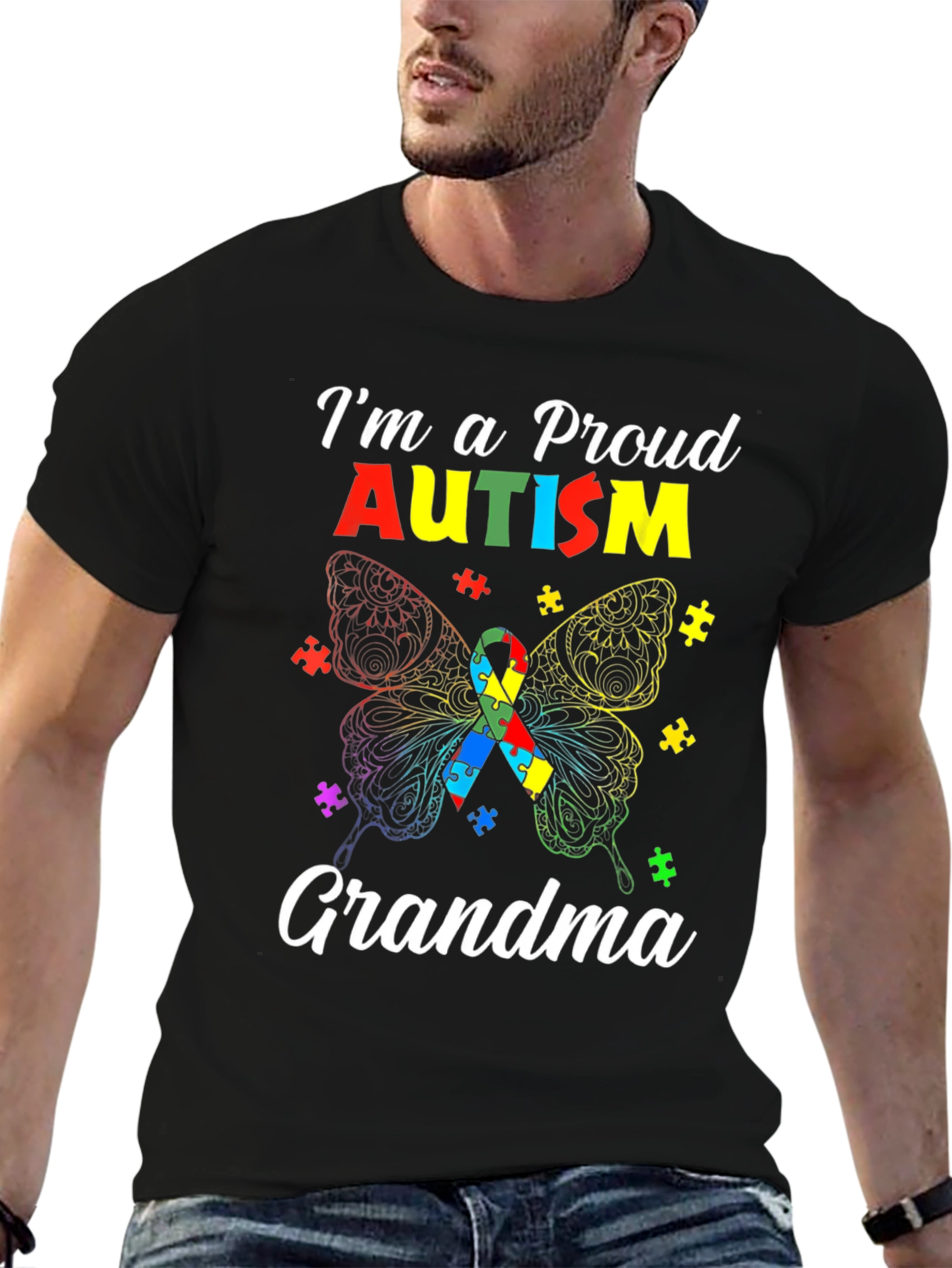 Proud Autism Grandma T-Shirt