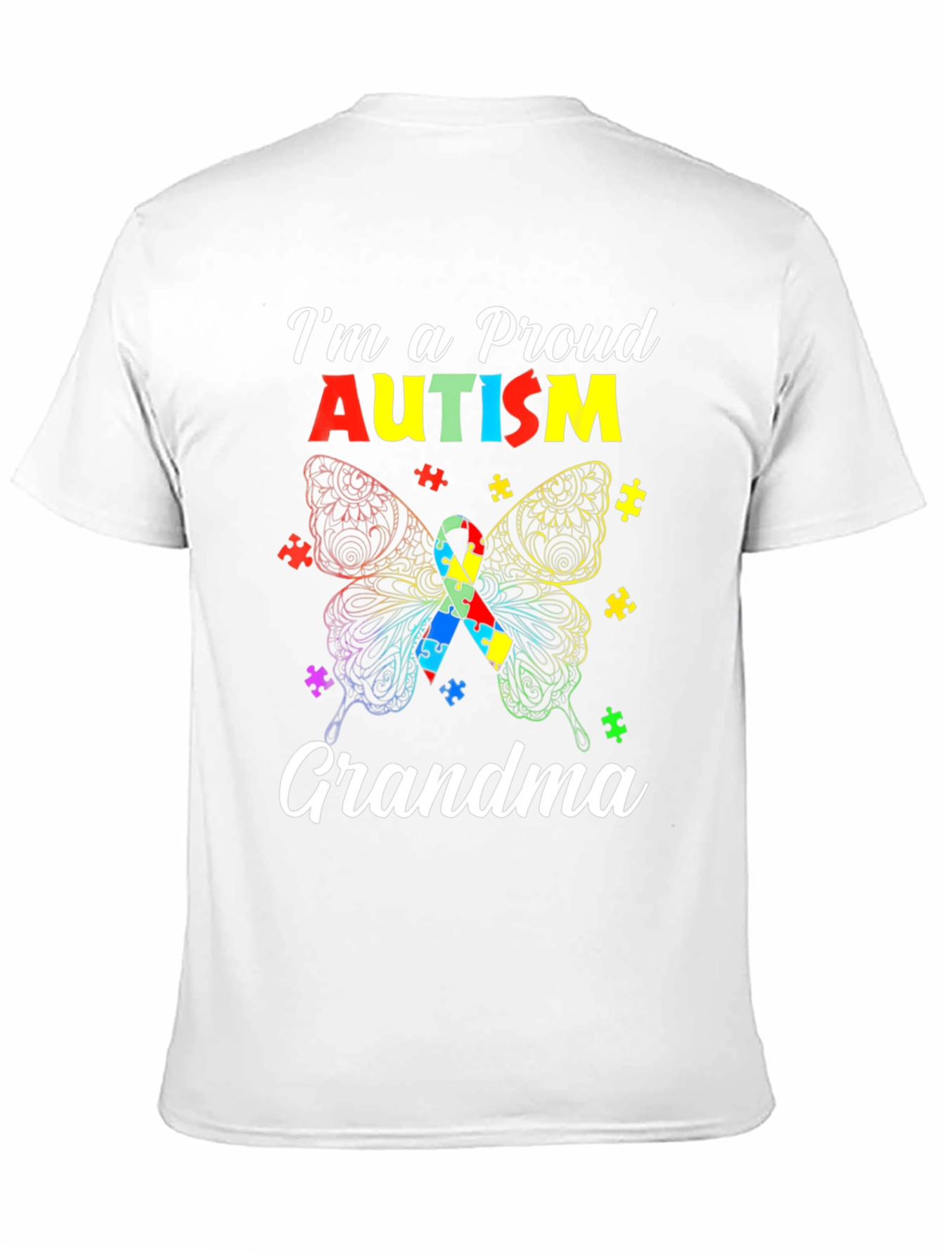 Proud Autism Grandma T-Shirt