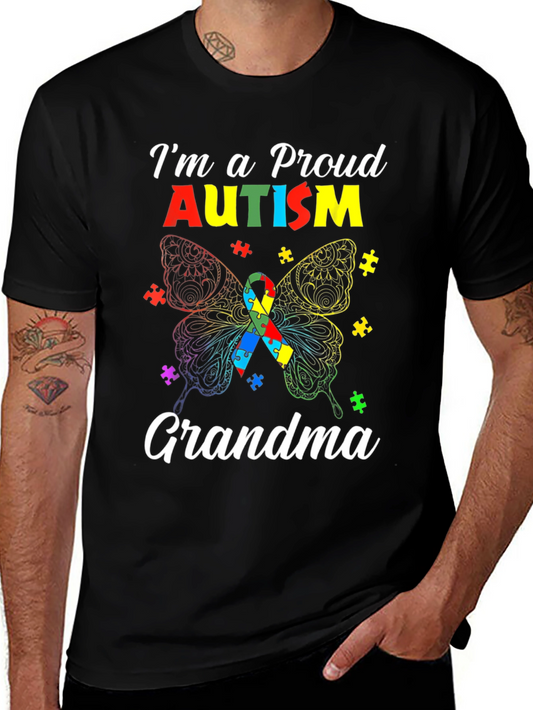 Proud Autism Grandma T-Shirt
