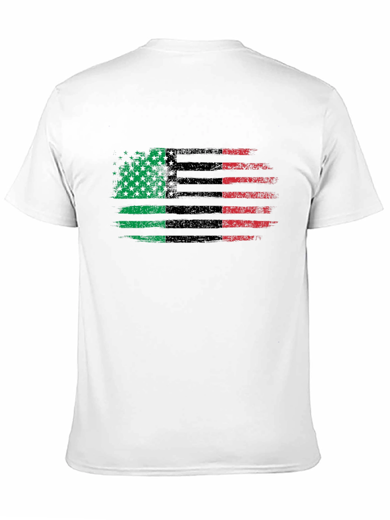 Pan-African Flag Distressed T-Shirt