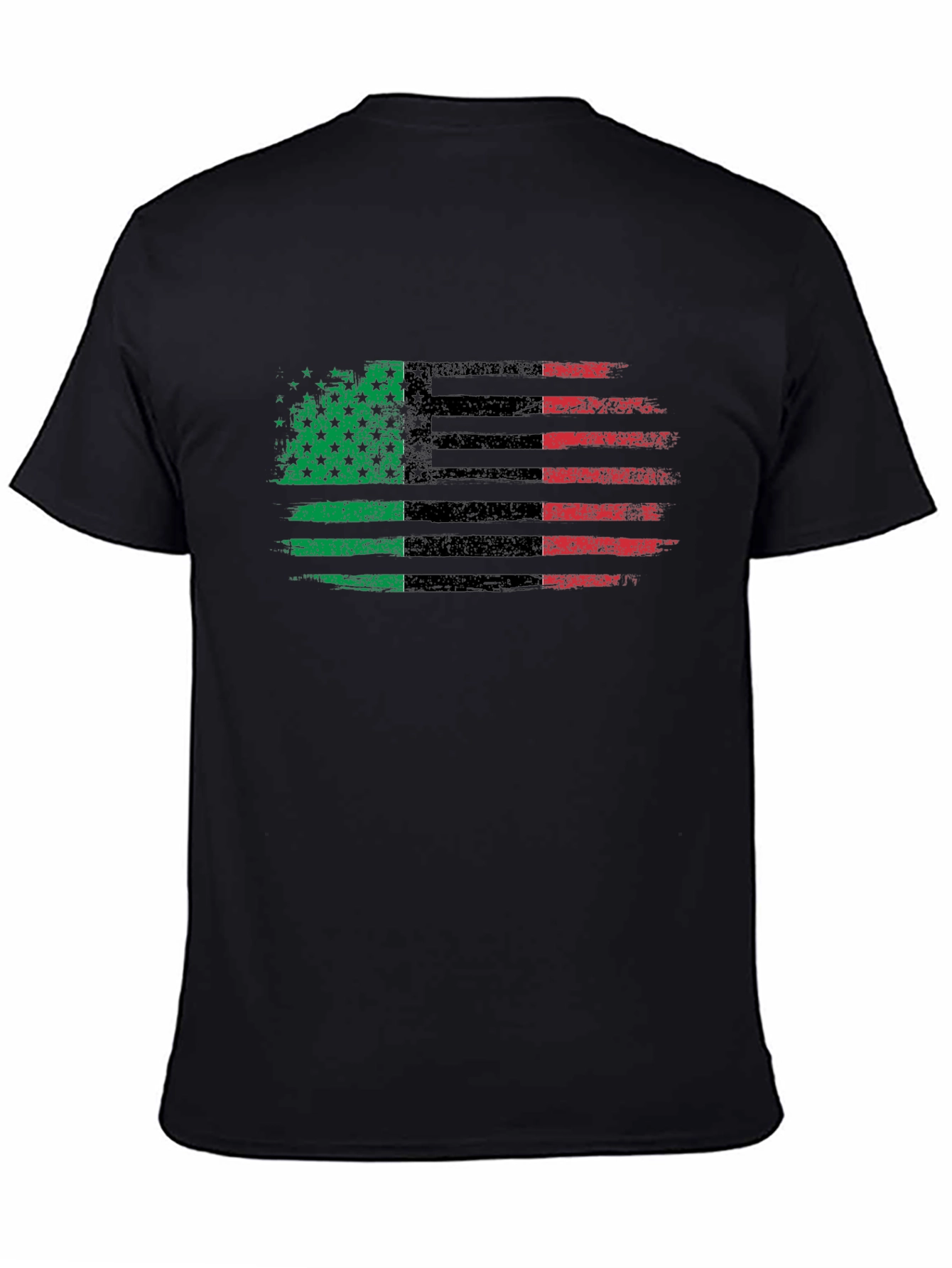 Pan-African Flag Distressed T-Shirt