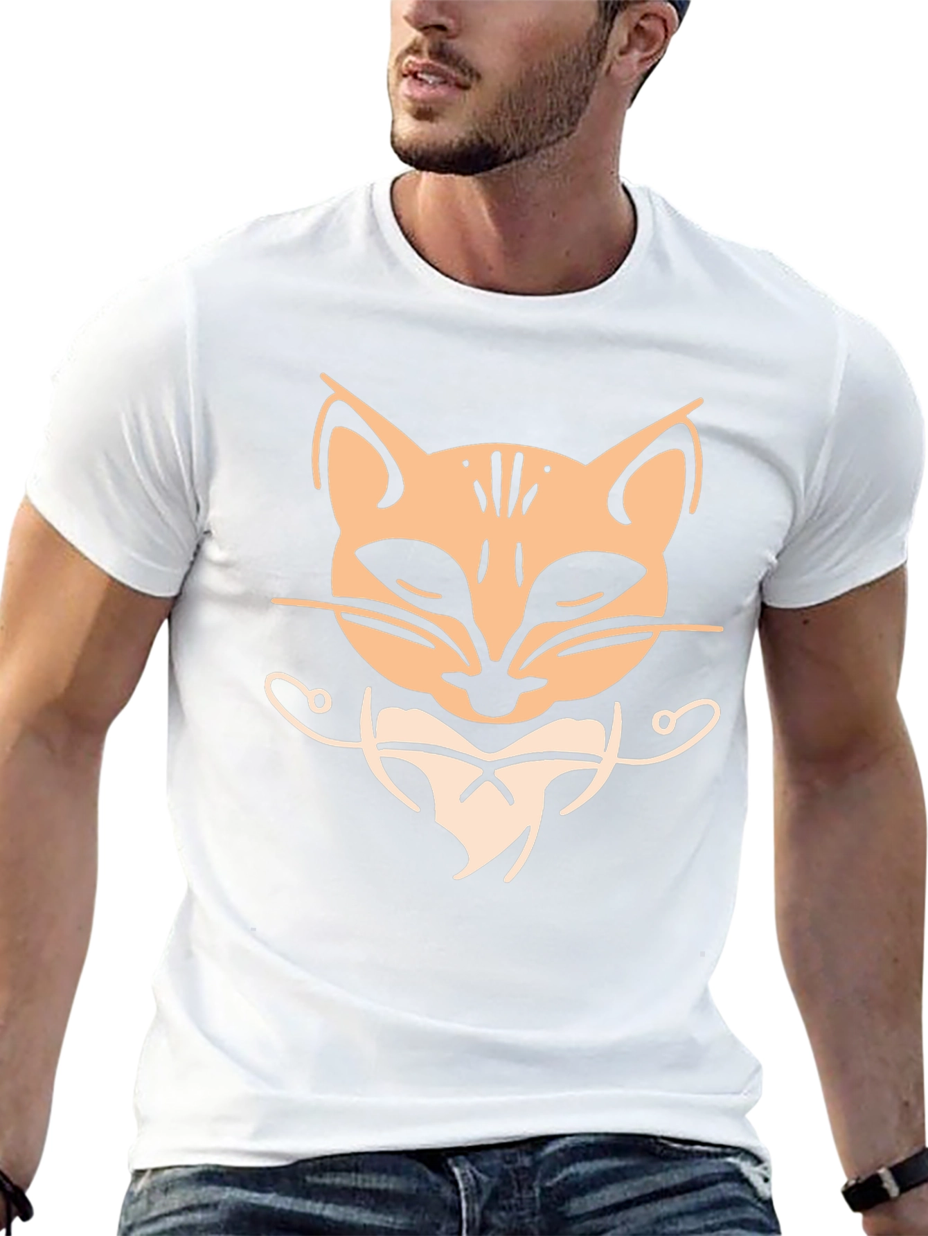 Cool Cat Graphic Tee - Black T-Shirt