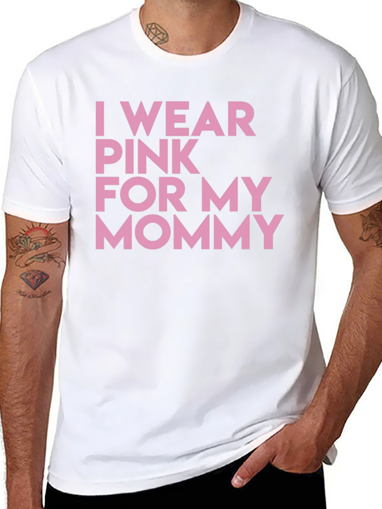 I Wear Pink For My Mommy T-Shirt